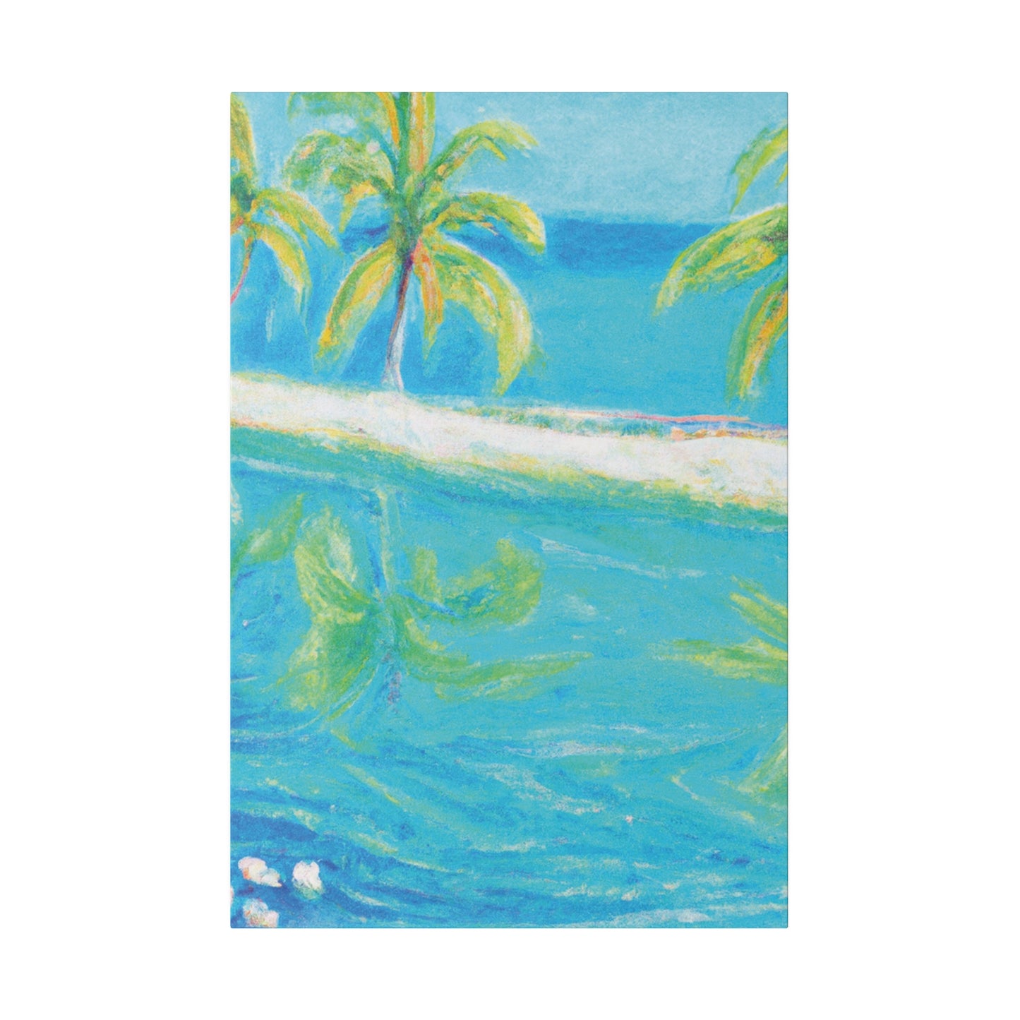 9213P - Bahamas Ocean Painting Print | Bahamas | Ocean | Beach | Poster | Home Decor | Wall Art | Canvas