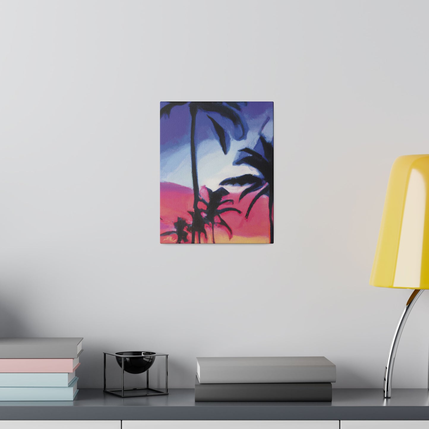 7473F - Miami Beach Sunset Painting Print | Miami | Beach | Sunset | Poster | Home Decor | Wall Art | Canvas