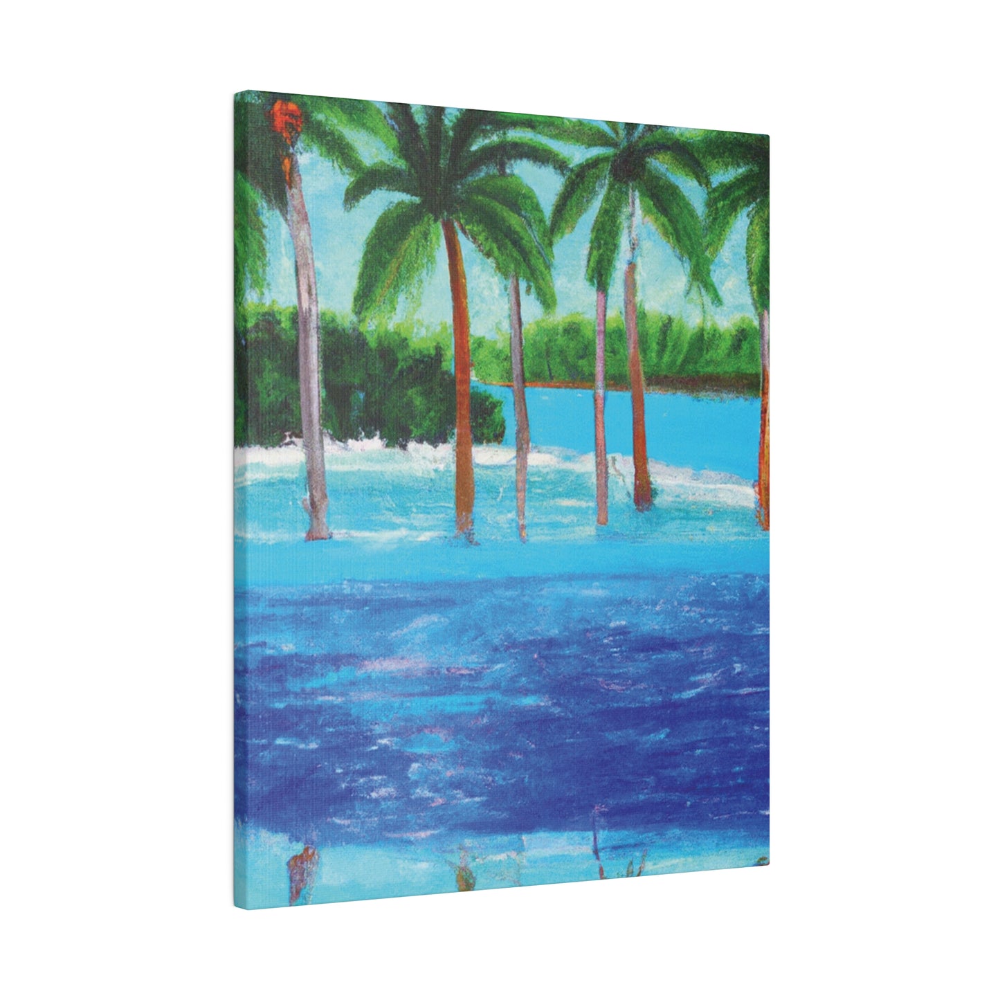 4563X - Bahamas Ocean Painting Print | Bahamas | Ocean | Beach | Poster | Home Decor | Wall Art | Canvas