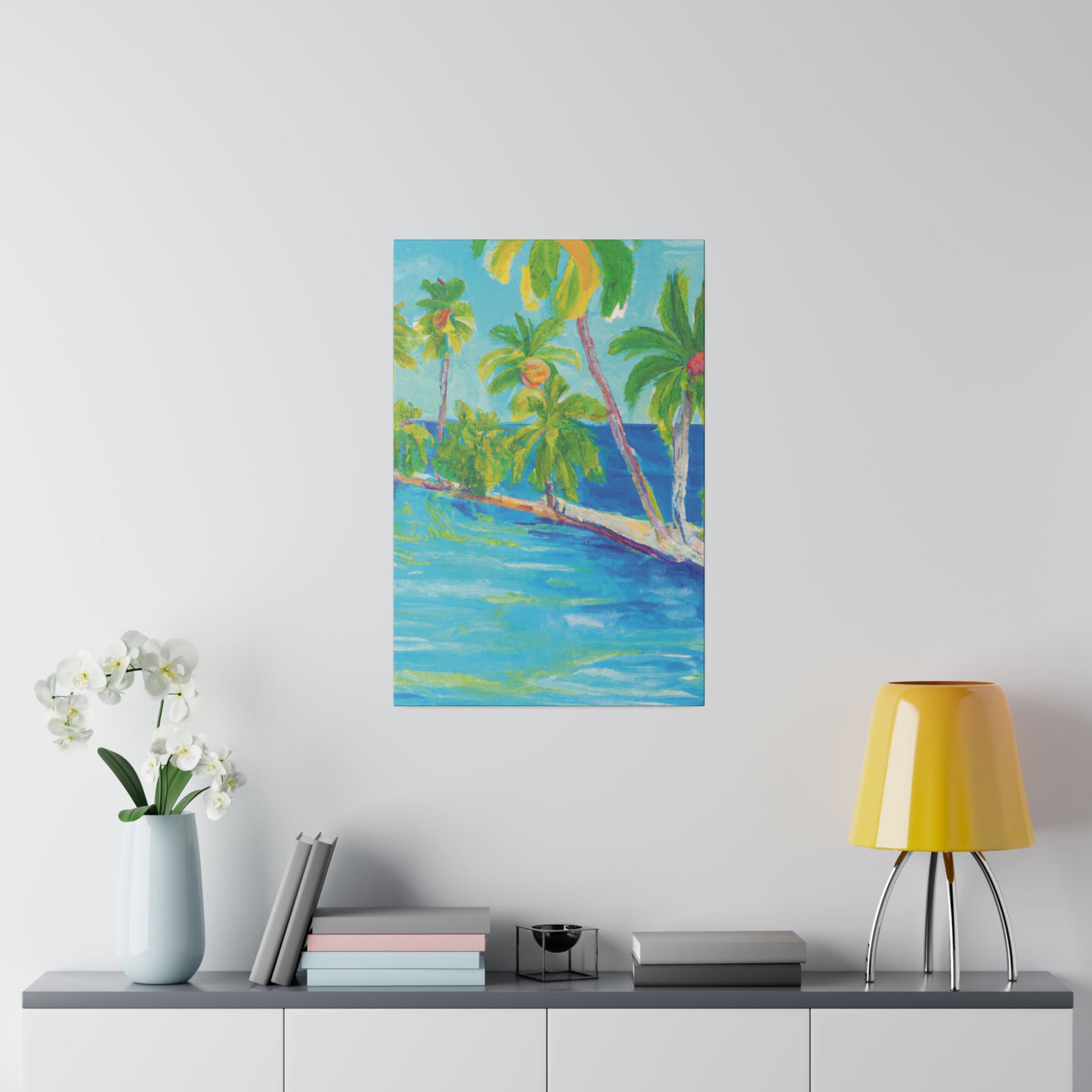 8256Q - Bahamas Ocean Painting Print | Bahamas | Ocean | Beach | Poster | Home Decor | Wall Art | Canvas