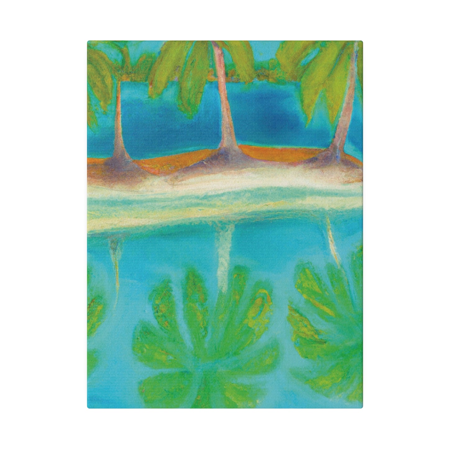 3294K - Bahamas Ocean Painting Print | Bahamas | Ocean | Beach | Poster | Home Decor | Wall Art | Canvas