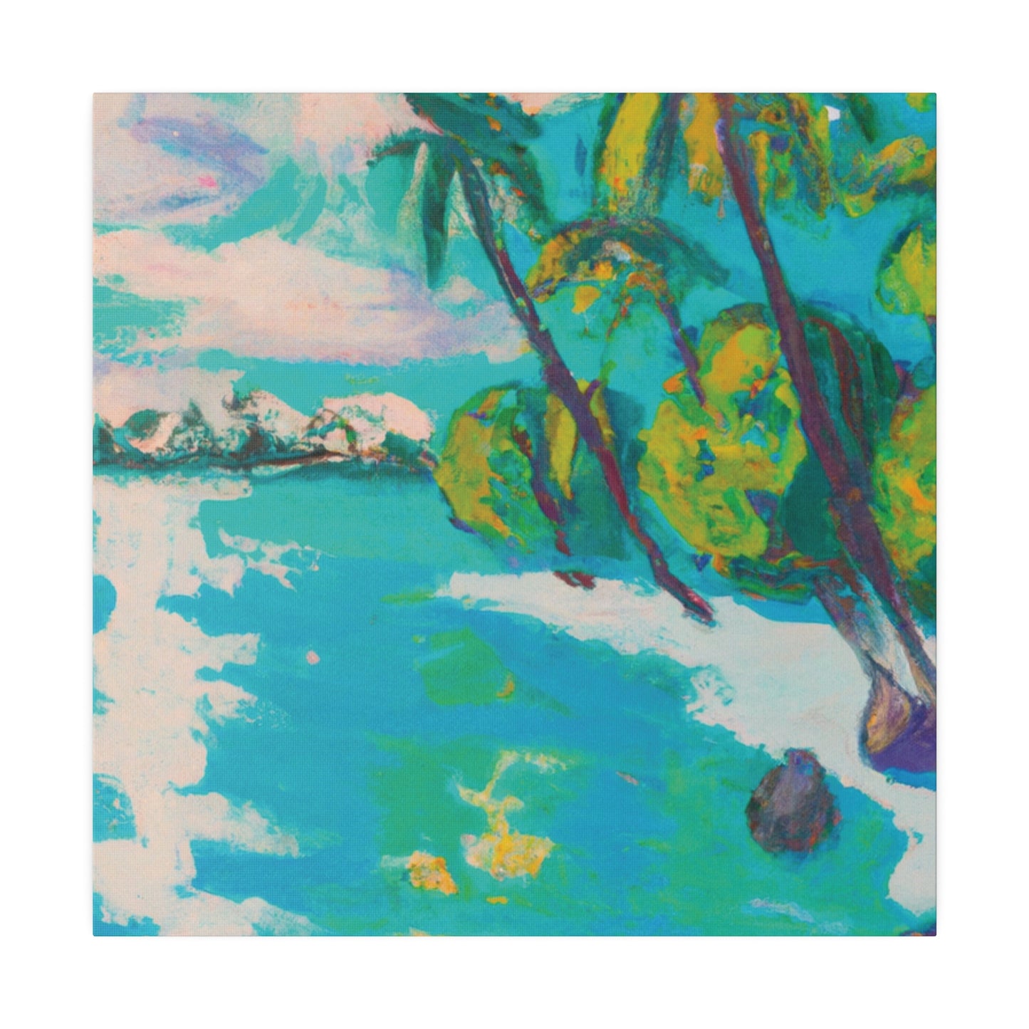 1787U - Bahamas Ocean Painting Print | Bahamas | Ocean | Beach | Poster | Home Decor | Wall Art | Canvas