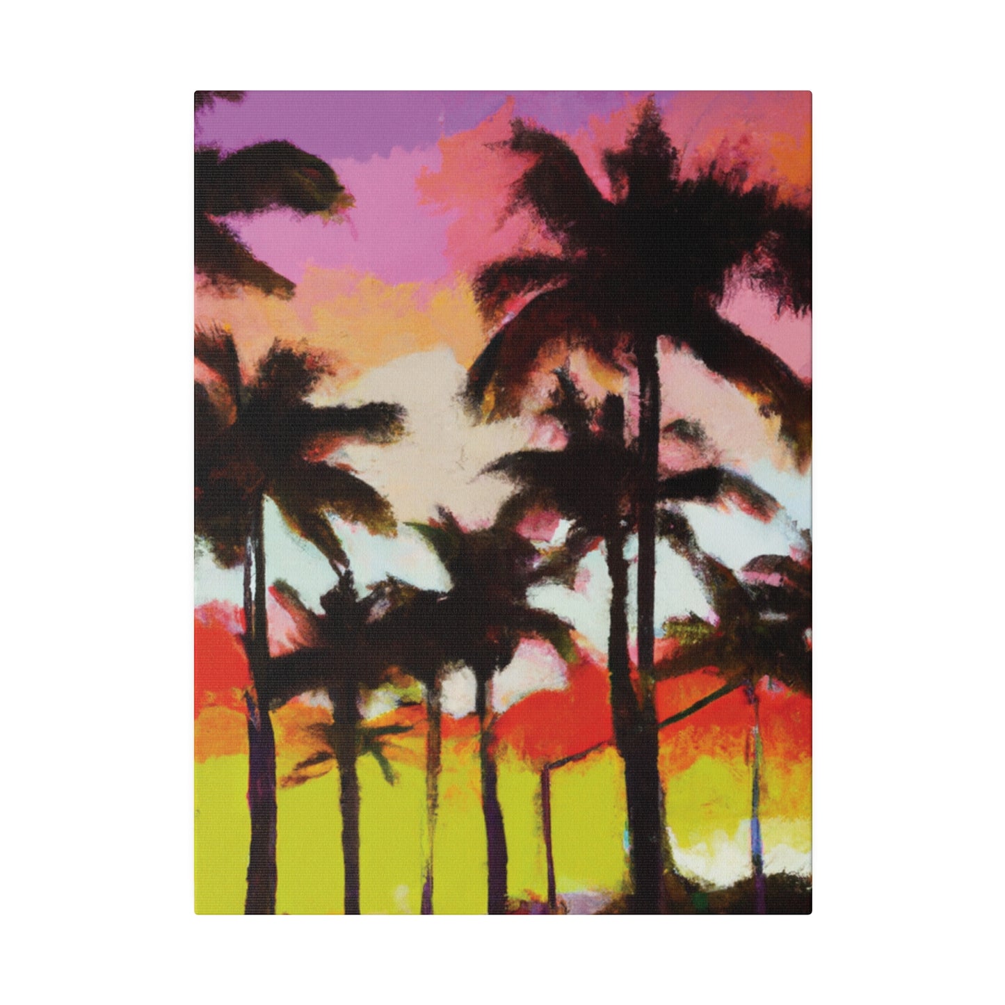 2187U - Miami Beach Sunset Painting Print | Miami | Beach | Sunset | Poster | Home Decor | Wall Art | Canvas