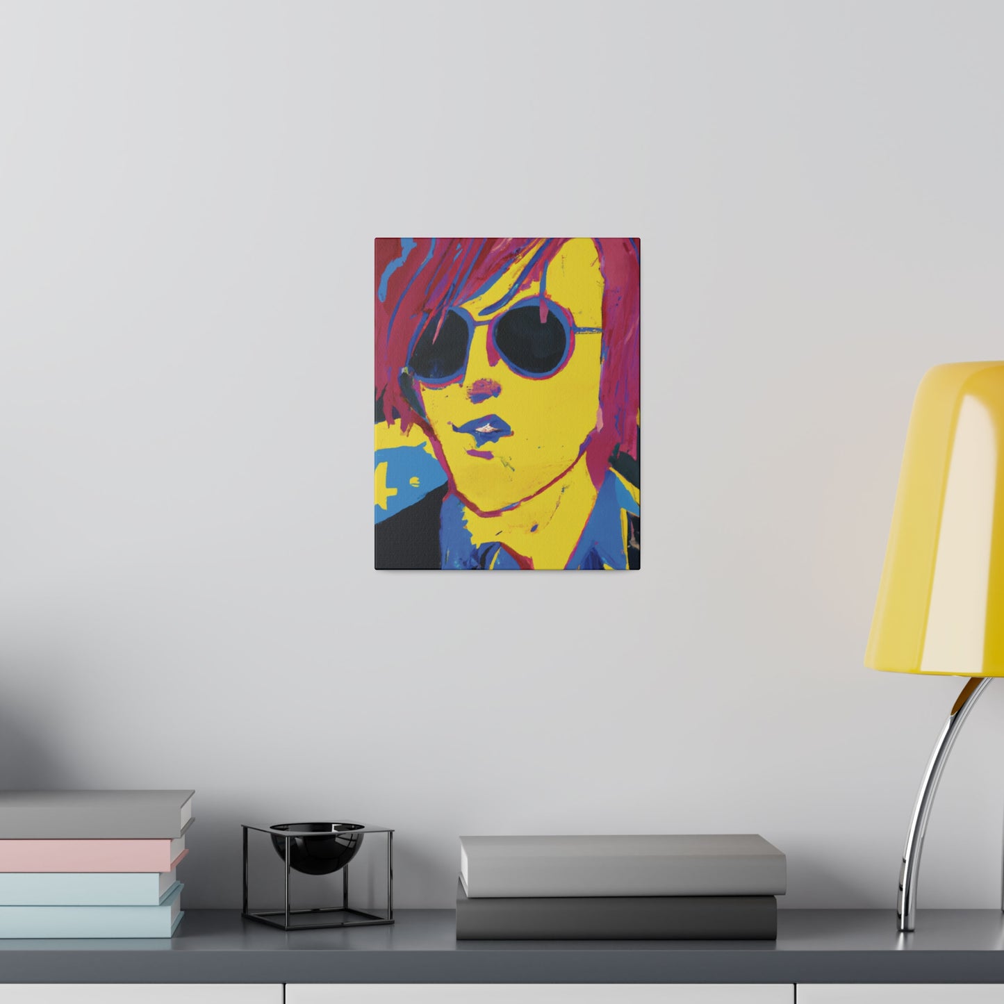 4543H - Rockstar Painting Print | Face | Abstract | Poster | Home Decor | Wall Art | Music Art | Canvas