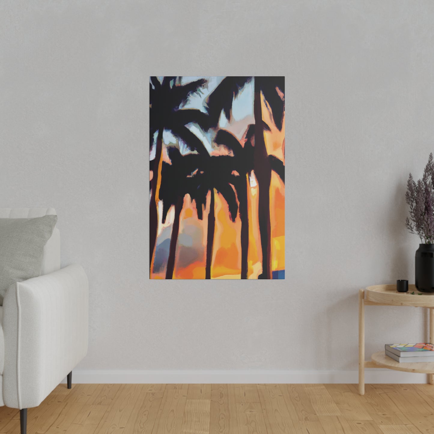 5642H - Miami Beach Sunset Painting Print | Miami | Beach | Sunset | Poster | Home Decor | Wall Art | Canvas