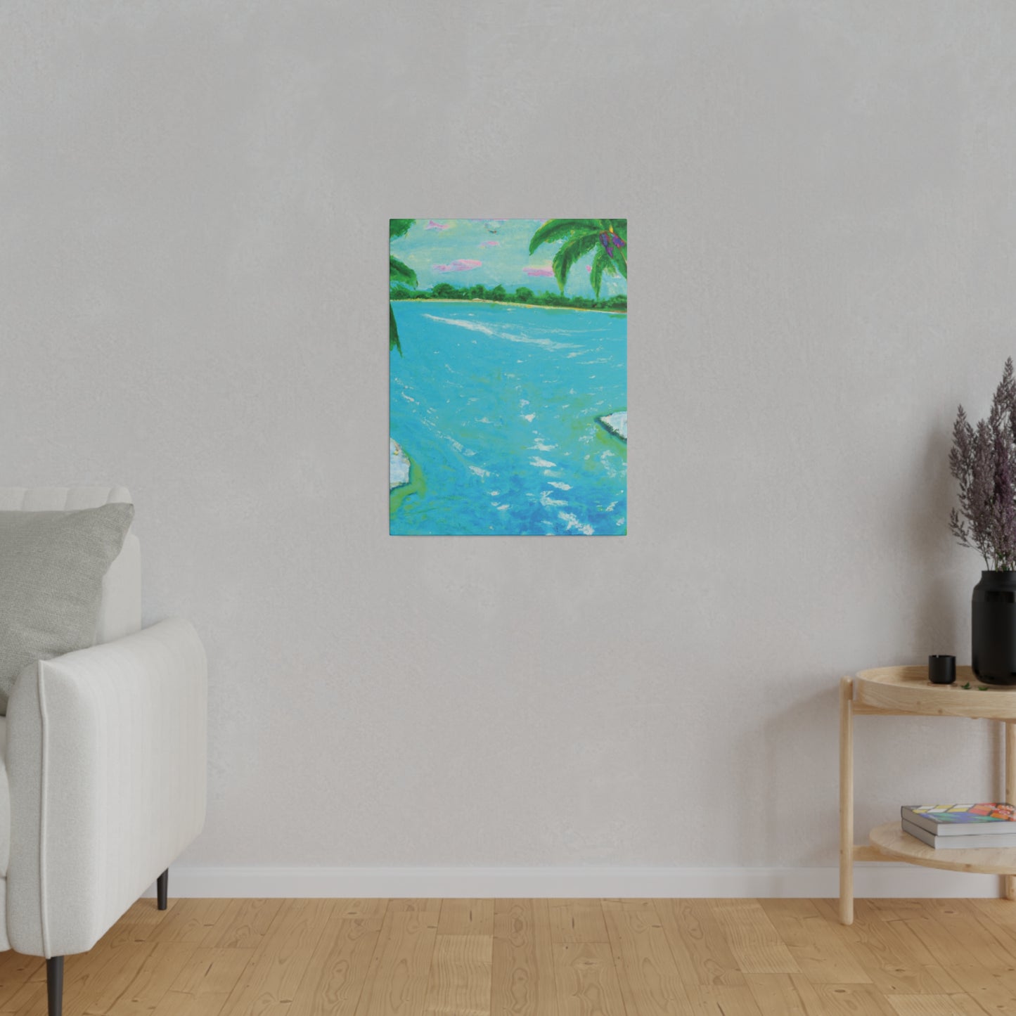 6527F - Bahamas Ocean Painting Print | Bahamas | Ocean | Beach | Poster | Home Decor | Wall Art | Canvas