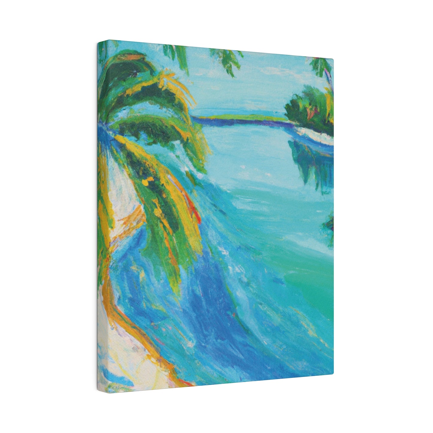 5339K - Bahamas Ocean Painting Print | Bahamas | Ocean | Beach | Poster | Home Decor | Wall Art | Canvas