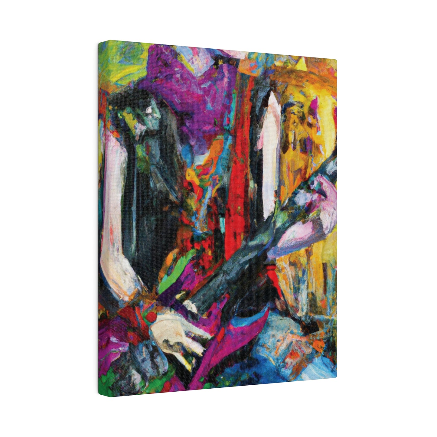 3088A - Rockstar Oil Painting Style Print | Poster | Home Decor | Wall Art | Music Art | Canvas