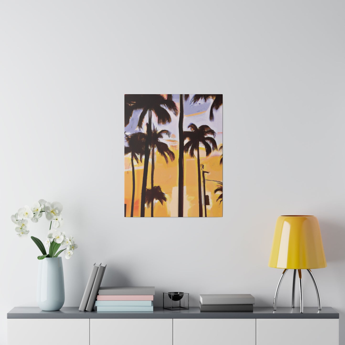 8392O - Miami Beach Sunset Painting Print | Miami | Beach | Sunset | Poster | Home Decor | Wall Art | Canvas