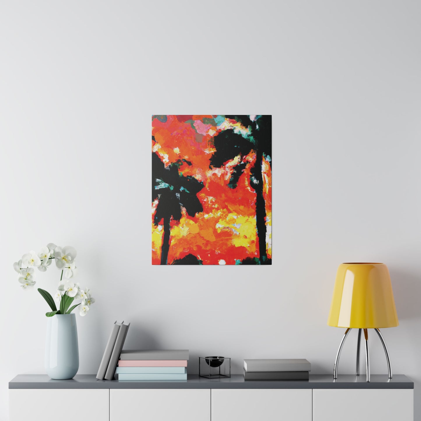 8653O - Miami Beach Sunset Painting Print | Miami | Beach | Sunset | Poster | Home Decor | Wall Art | Canvas