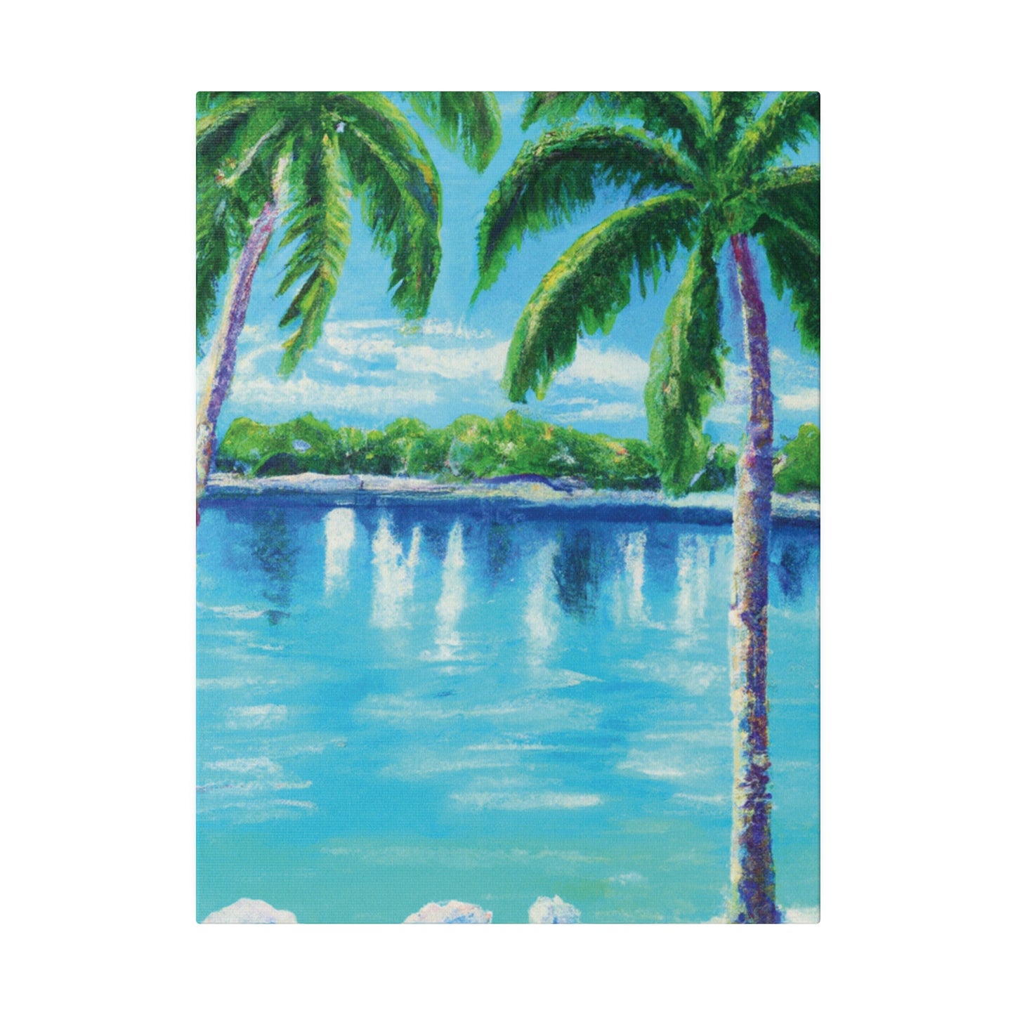 4482N - Bahamas Ocean Painting Print | Bahamas | Ocean | Beach | Poster | Home Decor | Wall Art | Canvas