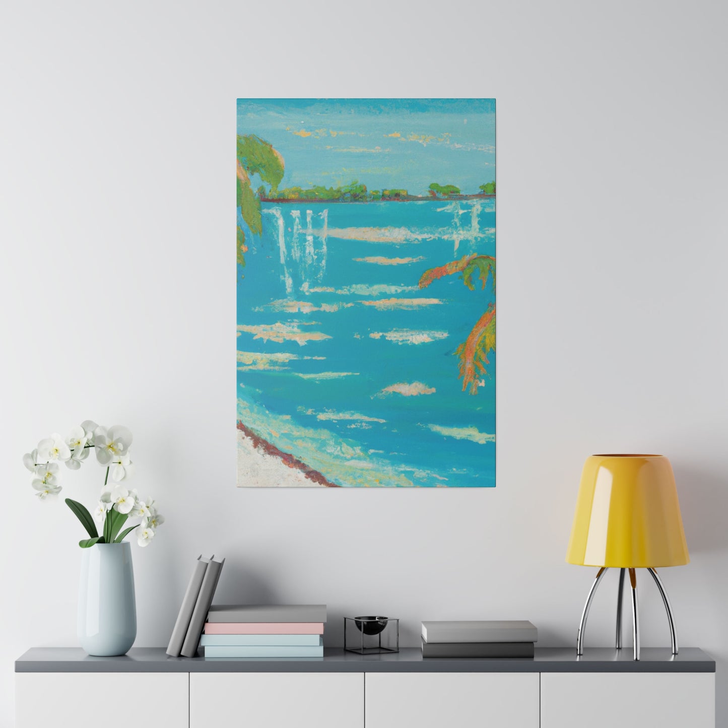 6820F - Bahamas Ocean Painting Print | Bahamas | Ocean | Beach | Poster | Home Decor | Wall Art | Canvas