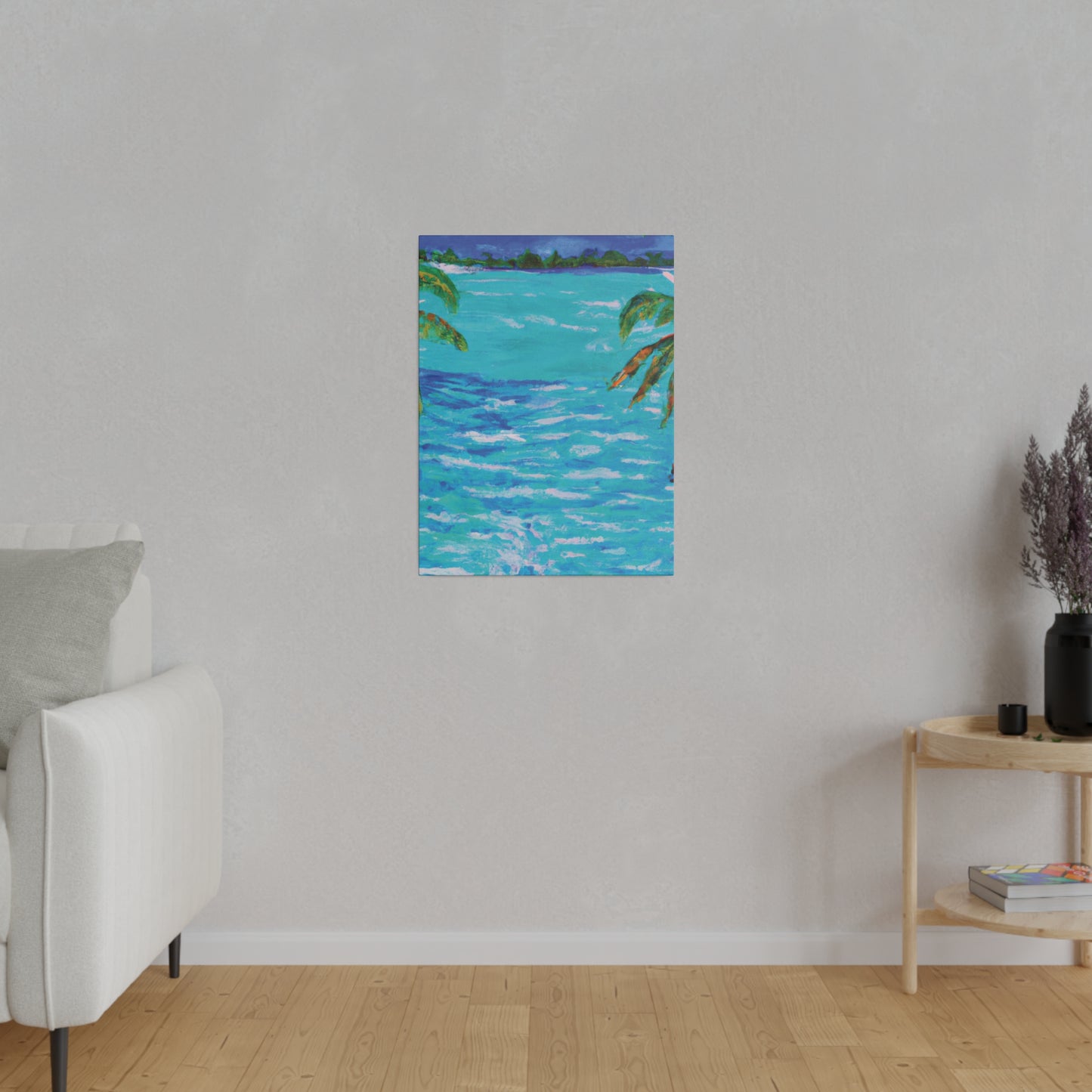 5802L - Bahamas Ocean Painting Print | Bahamas | Ocean | Beach | Poster | Home Decor | Wall Art | Canvas