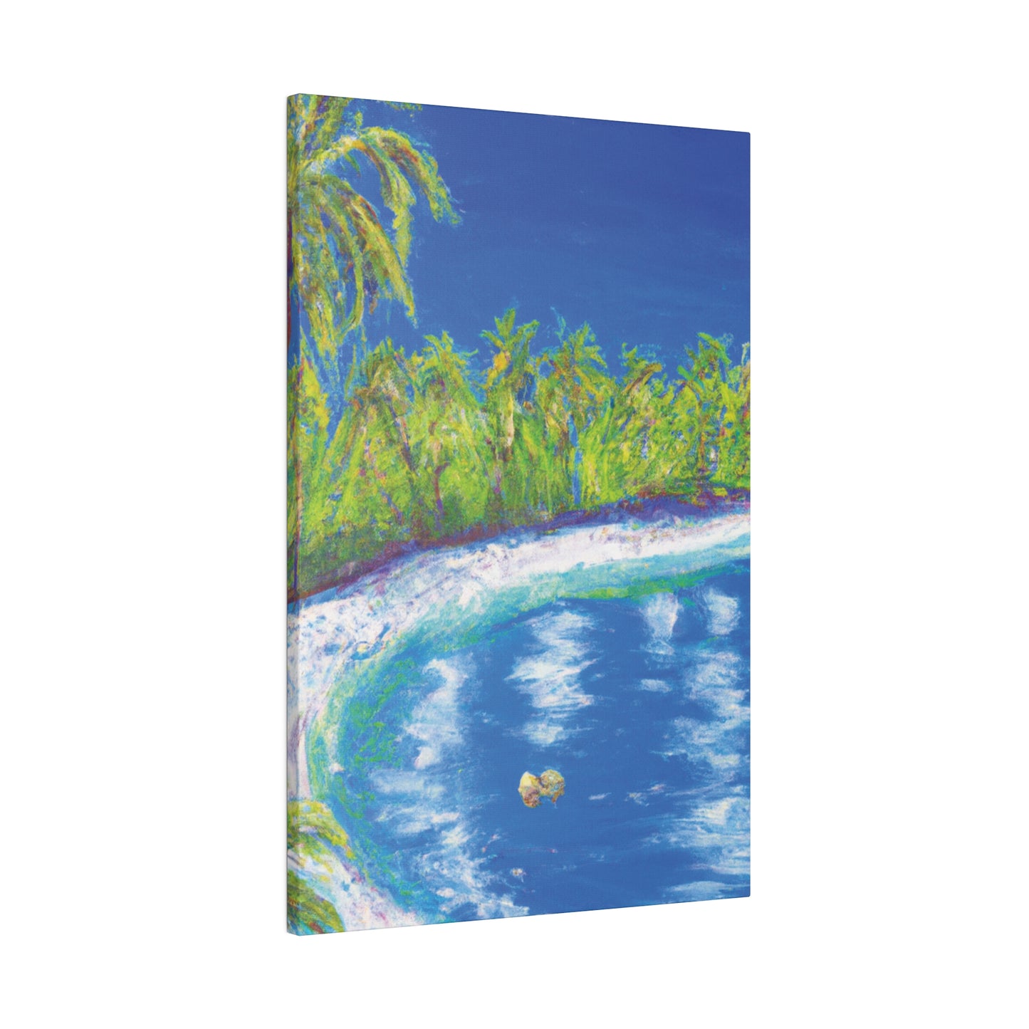 3798C - Bahamas Ocean Painting Print | Bahamas | Ocean | Beach | Poster | Home Decor | Wall Art | Canvas