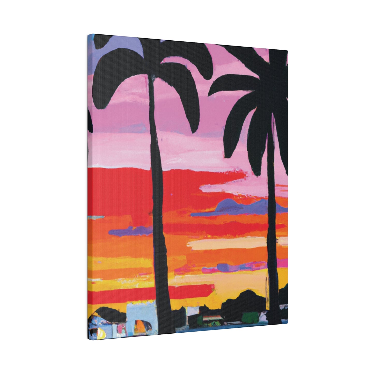 8284X - Miami Beach Sunset Painting Print | Miami | Beach | Sunset | Poster | Home Decor | Wall Art | Canvas