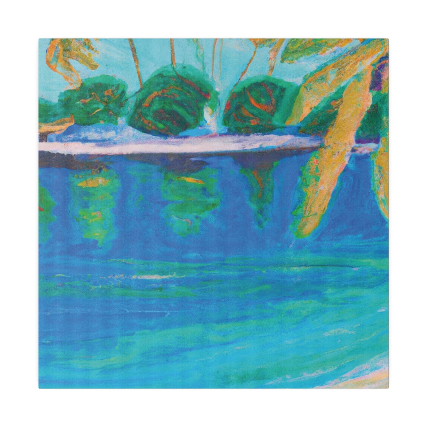 8975V - Bahamas Ocean Painting Print | Bahamas | Ocean | Beach | Poster | Home Decor | Wall Art | Canvas