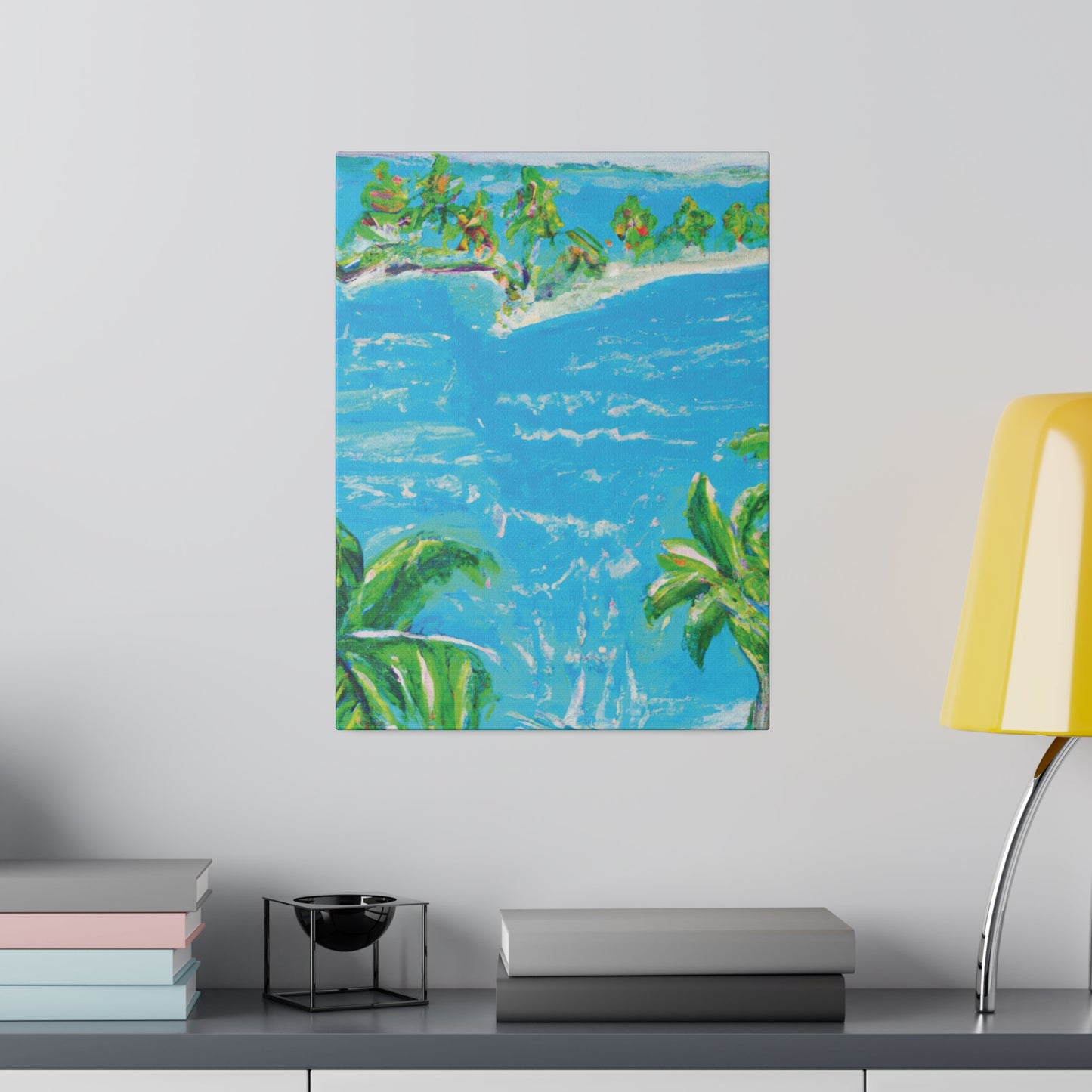 9413O - Bahamas Ocean Painting Print | Bahamas | Ocean | Beach | Poster | Home Decor | Wall Art | Canvas