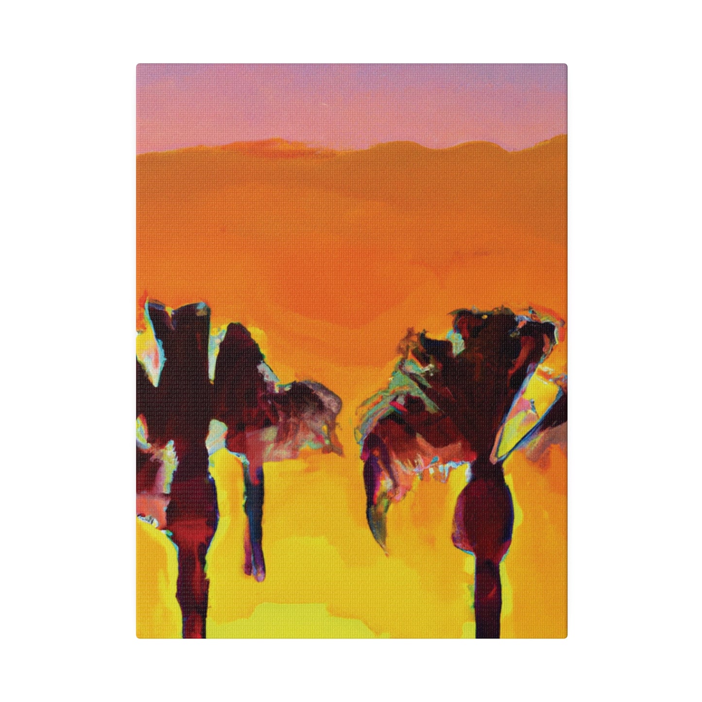 9347V - Miami Beach Sunset Painting Print | Miami | Beach | Sunset | Poster | Home Decor | Wall Art | Canvas