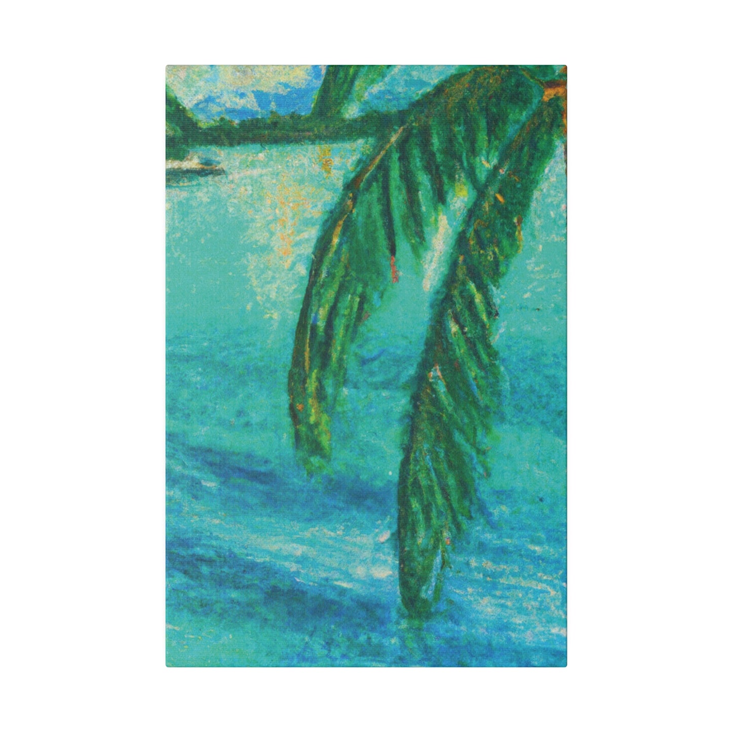 7714W - Bahamas Ocean Painting Print | Bahamas | Ocean | Beach | Poster | Home Decor | Wall Art | Canvas