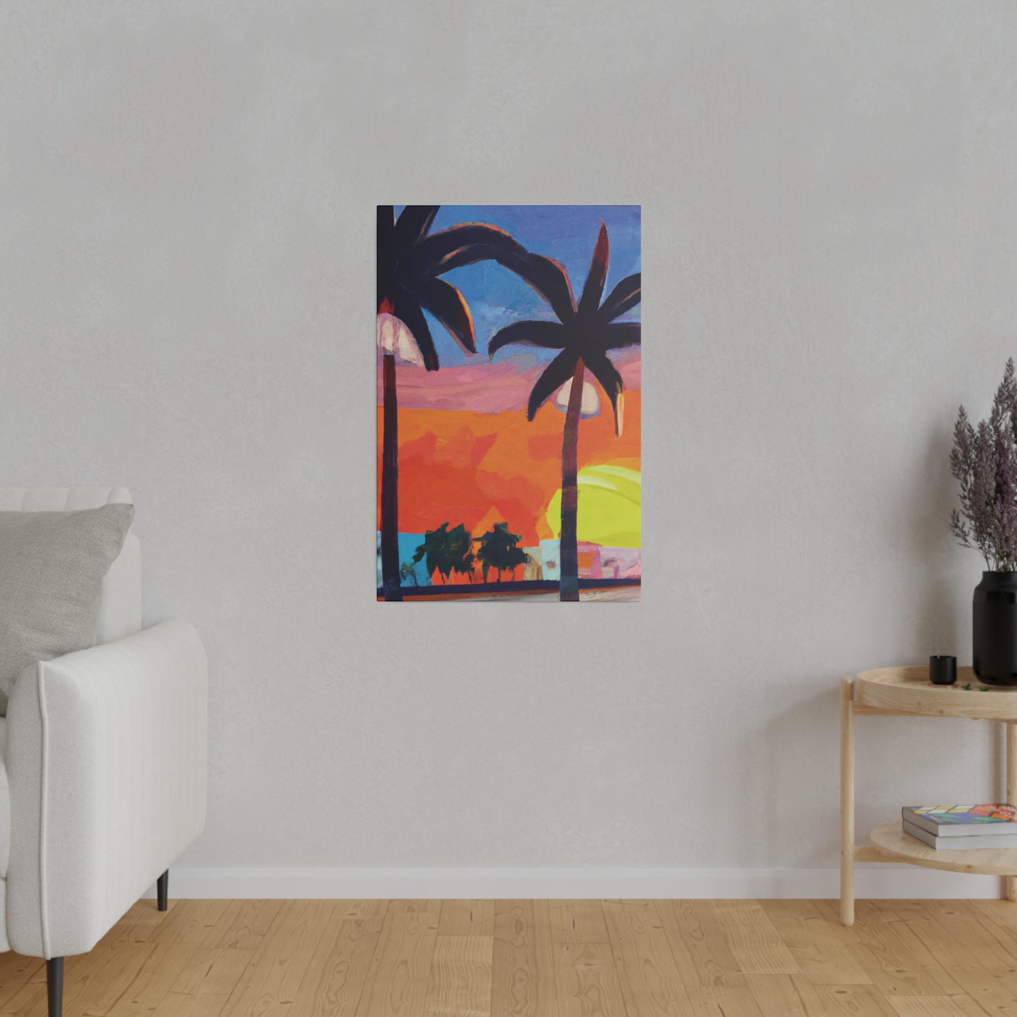 7368X - Miami Beach Sunset Painting Print | Miami | Beach | Sunset | Poster | Home Decor | Wall Art | Canvas