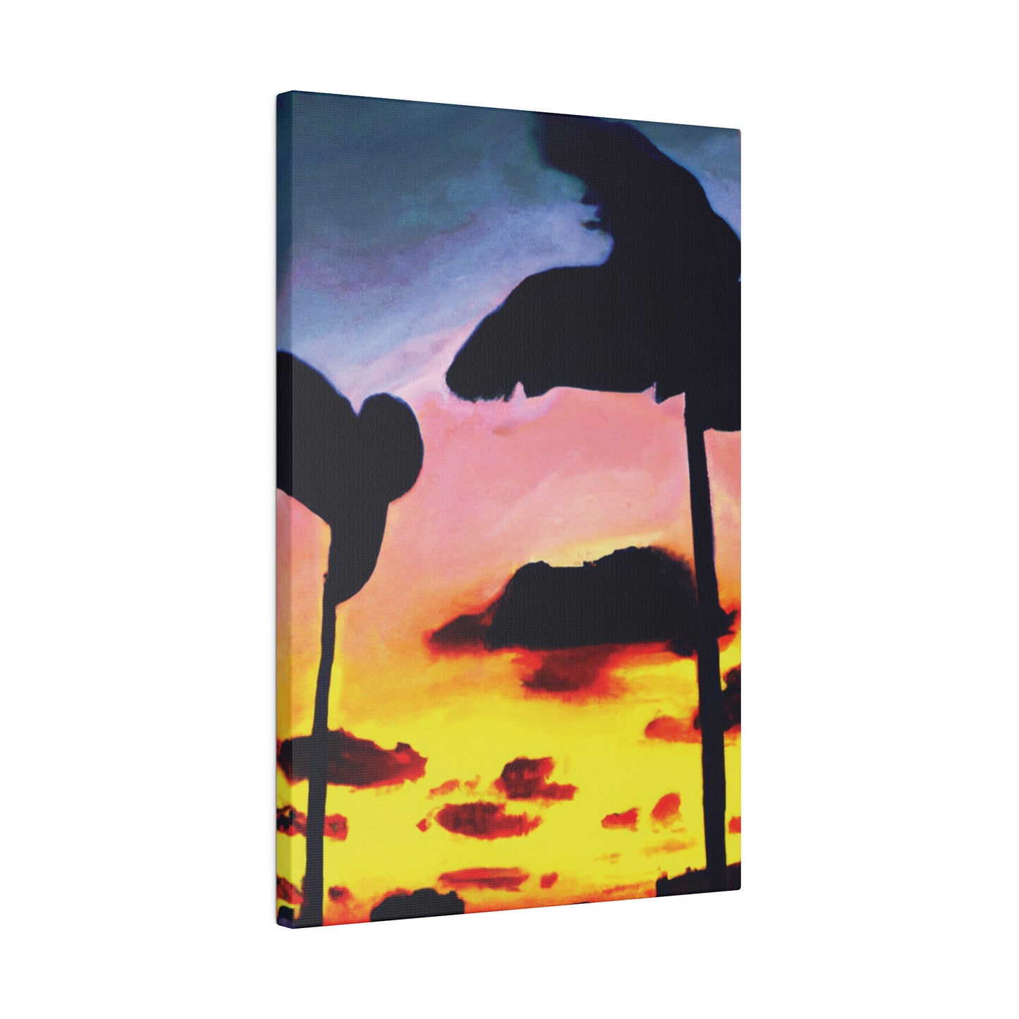 7515G - Miami Beach Sunset Painting Print | Miami | Beach | Sunset | Poster | Home Decor | Wall Art | Canvas