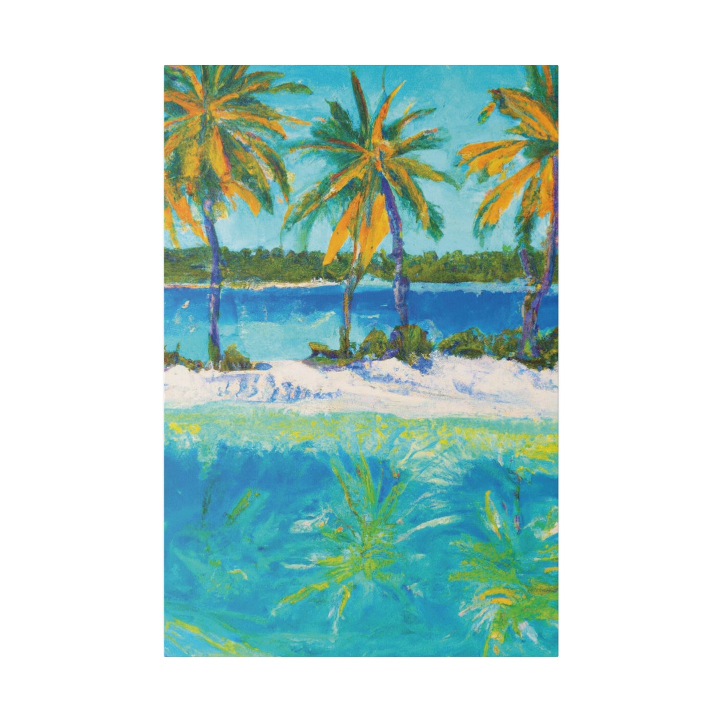 2367X - Bahamas Ocean Painting Print | Bahamas | Ocean | Beach | Poster | Home Decor | Wall Art | Canvas