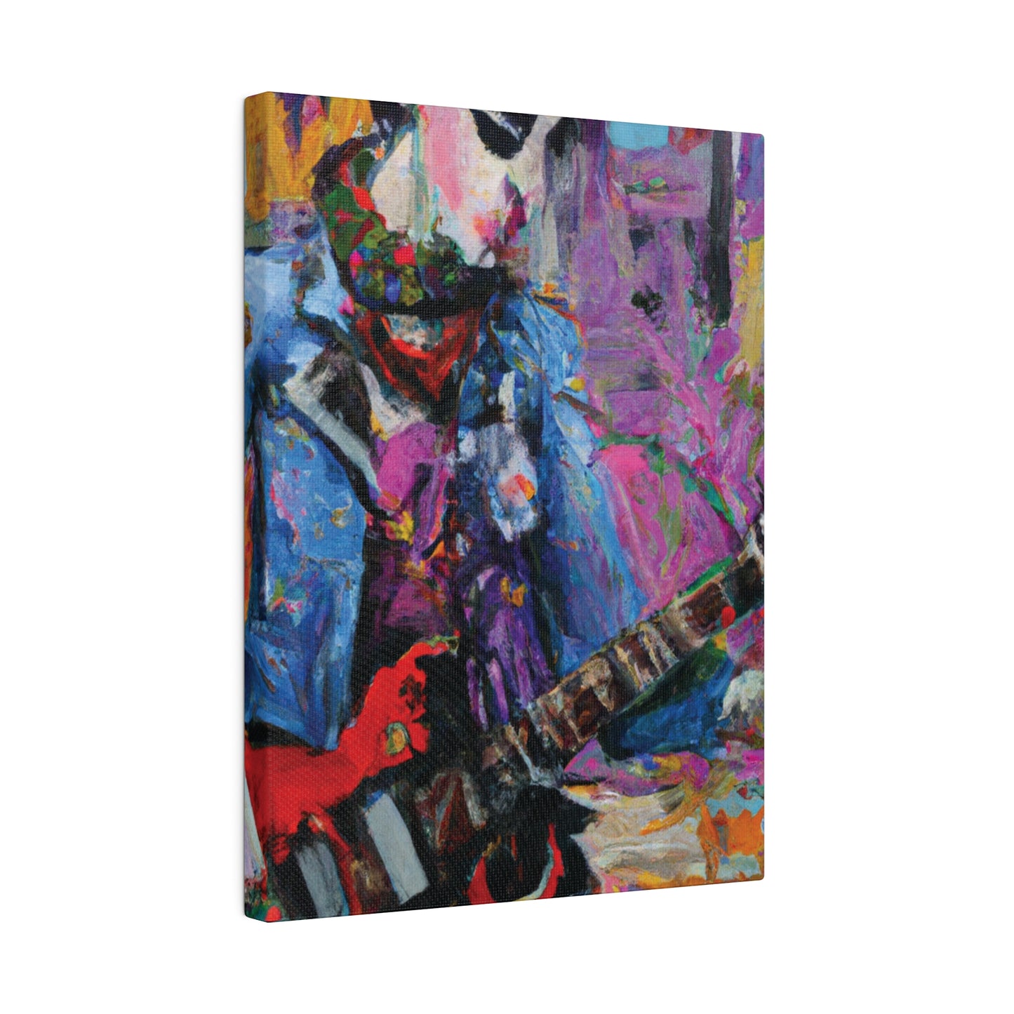 9210O - Rockstar Oil Painting Style Print | Poster | Home Decor | Wall Art | Music Art | Canvas