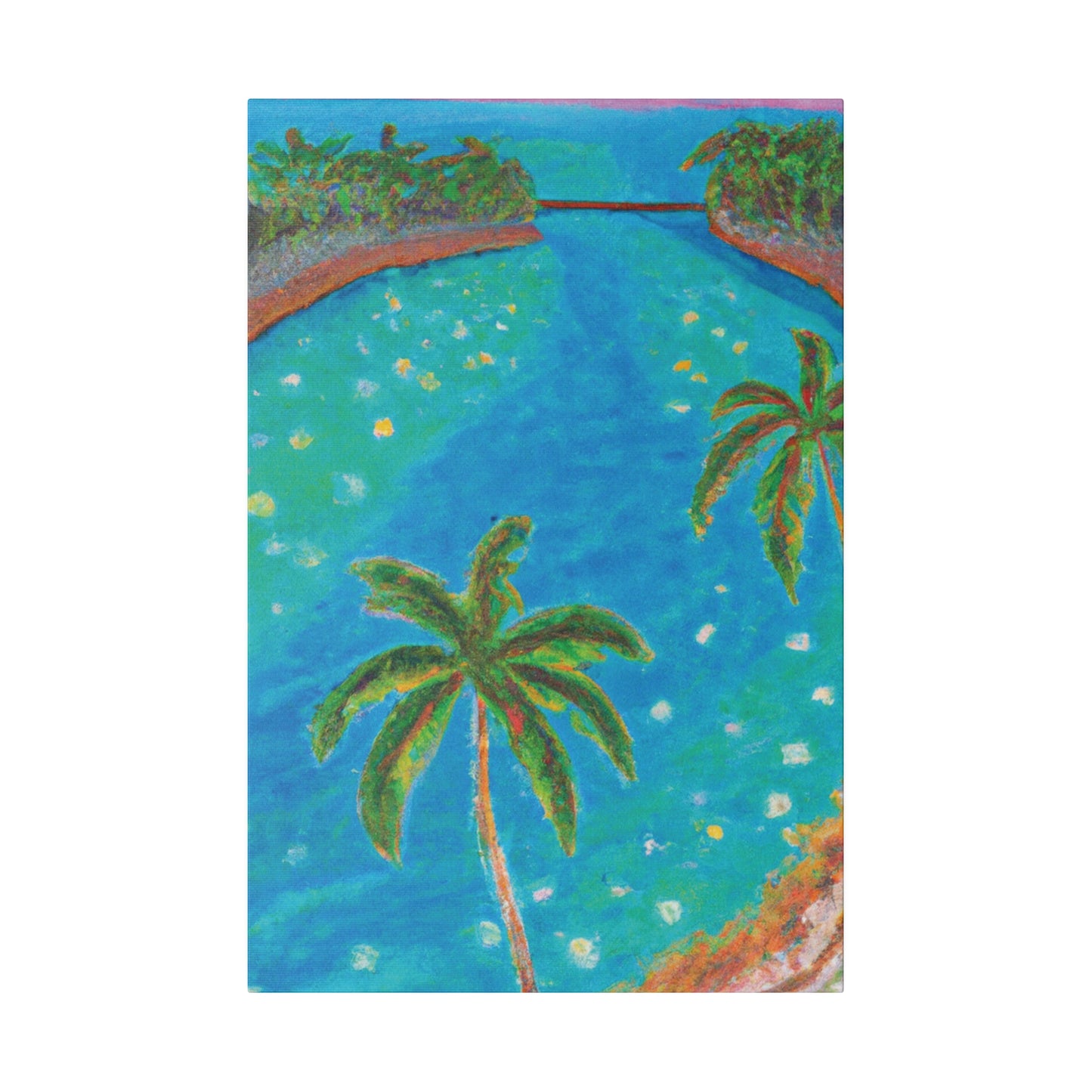3827C - Bahamas Ocean Painting Print | Bahamas | Ocean | Beach | Poster | Home Decor | Wall Art | Canvas