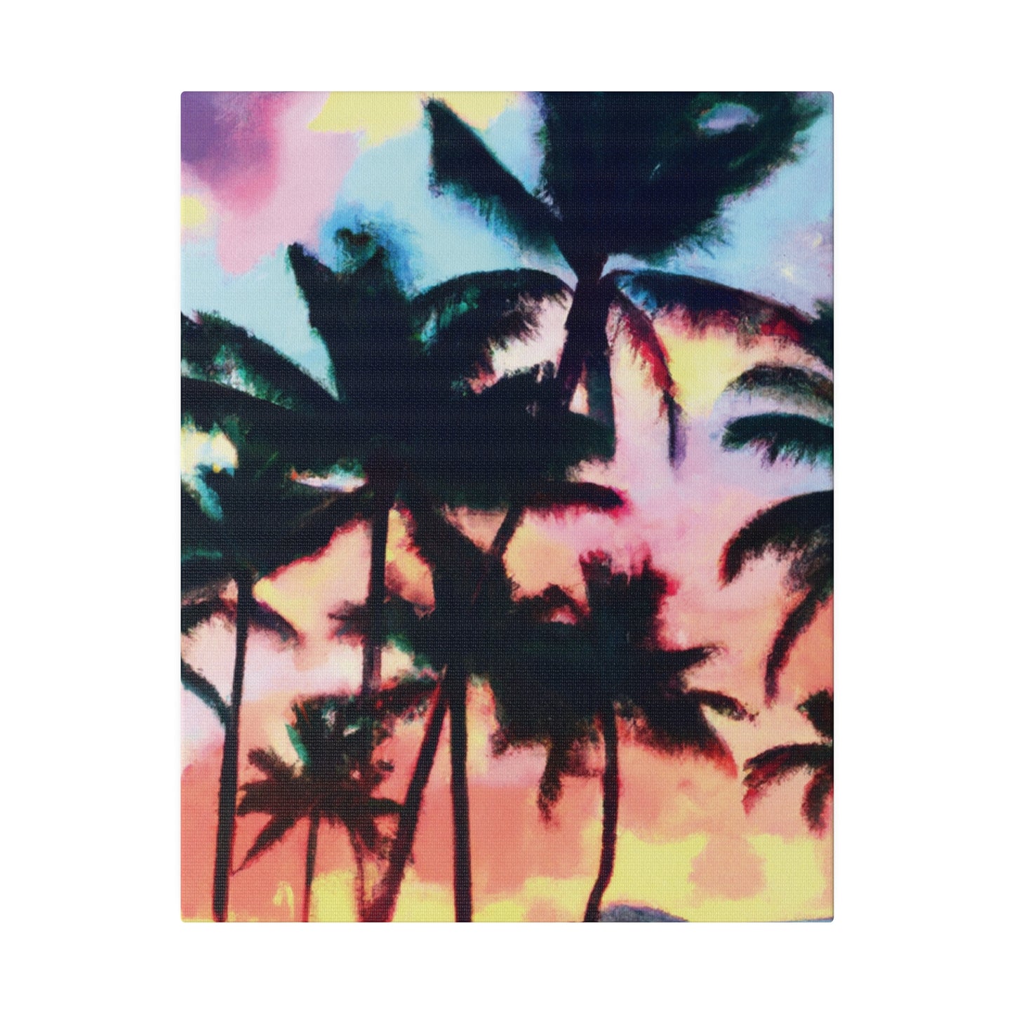 5231V - Miami Beach Sunset Painting Print | Miami | Beach | Sunset | Poster | Home Decor | Wall Art | Canvas