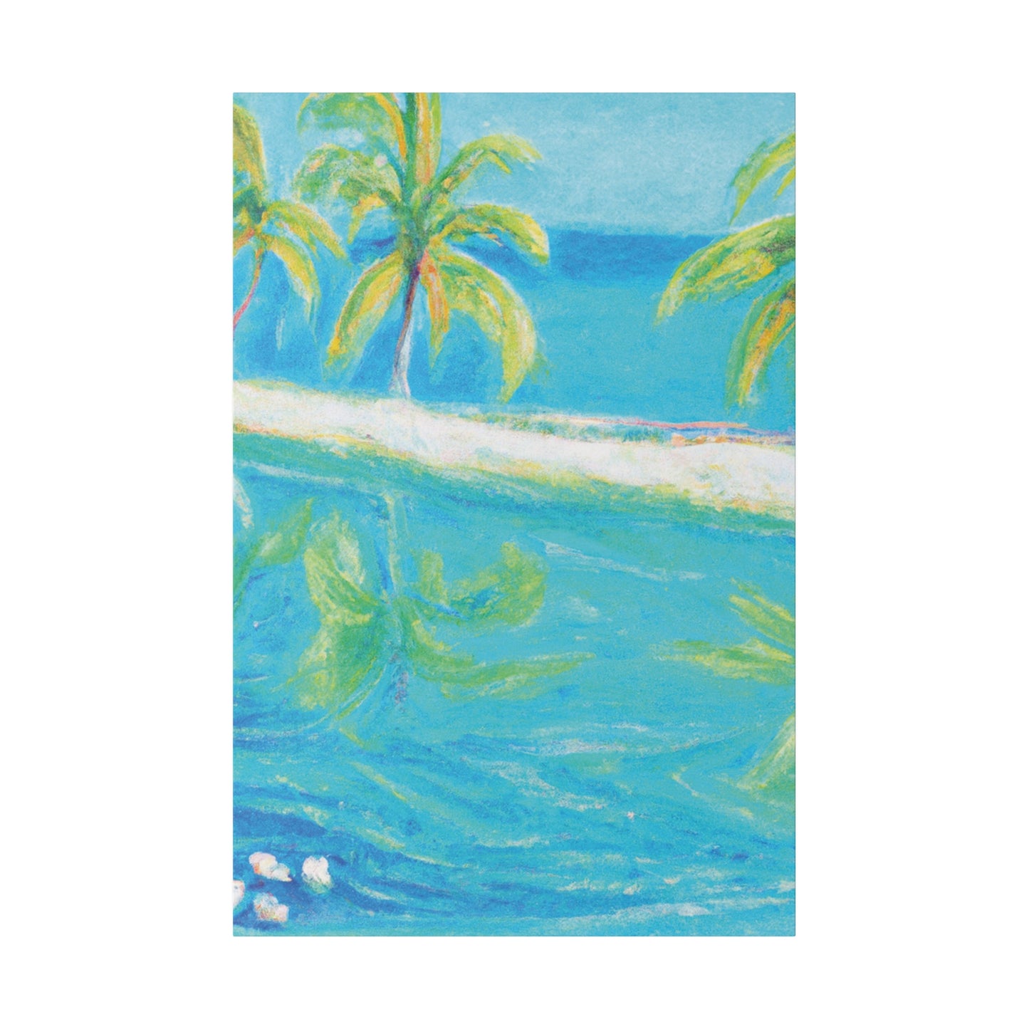 9213P - Bahamas Ocean Painting Print | Bahamas | Ocean | Beach | Poster | Home Decor | Wall Art | Canvas