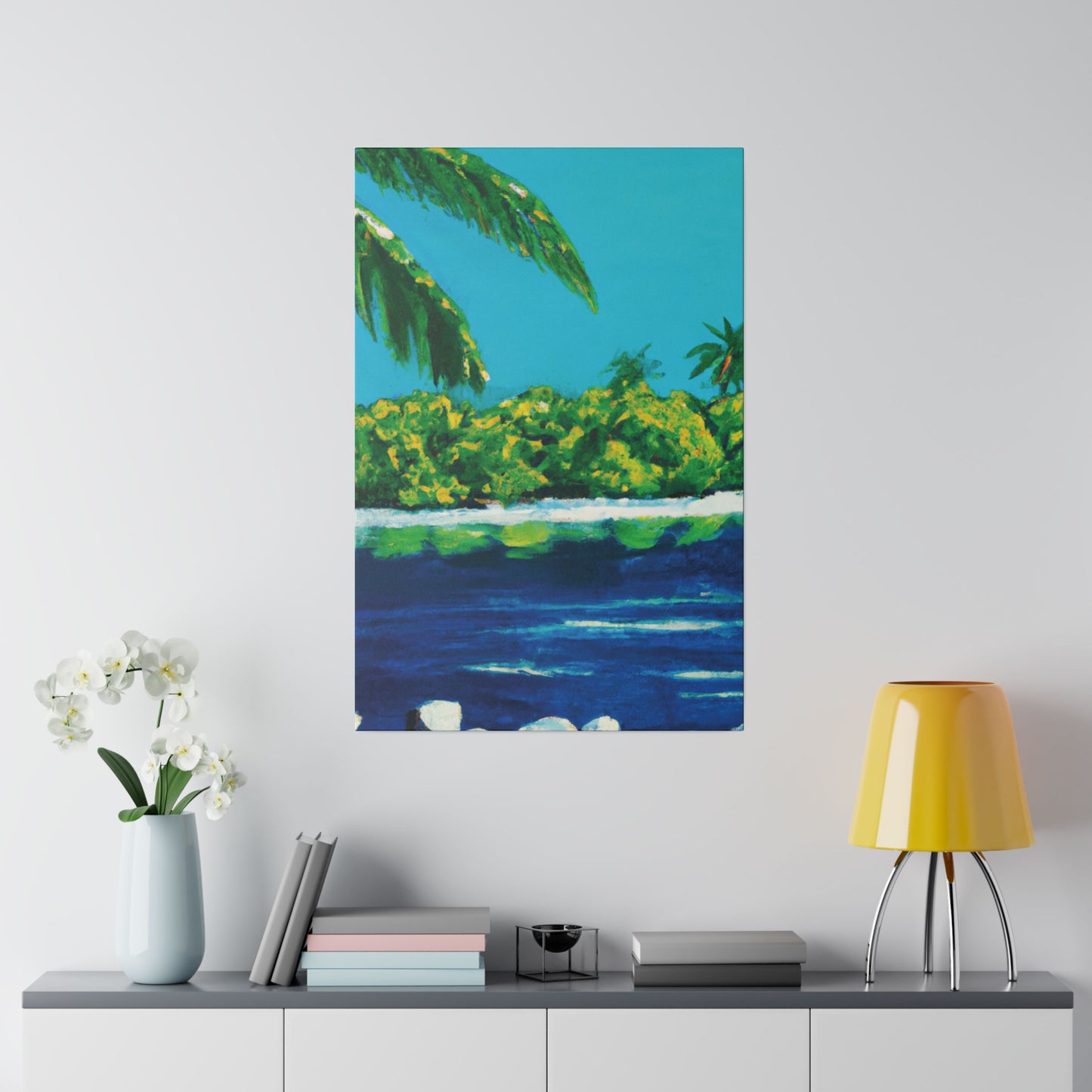 2473X - Bahamas Ocean Painting Print | Bahamas | Ocean | Beach | Poster | Home Decor | Wall Art | Canvas