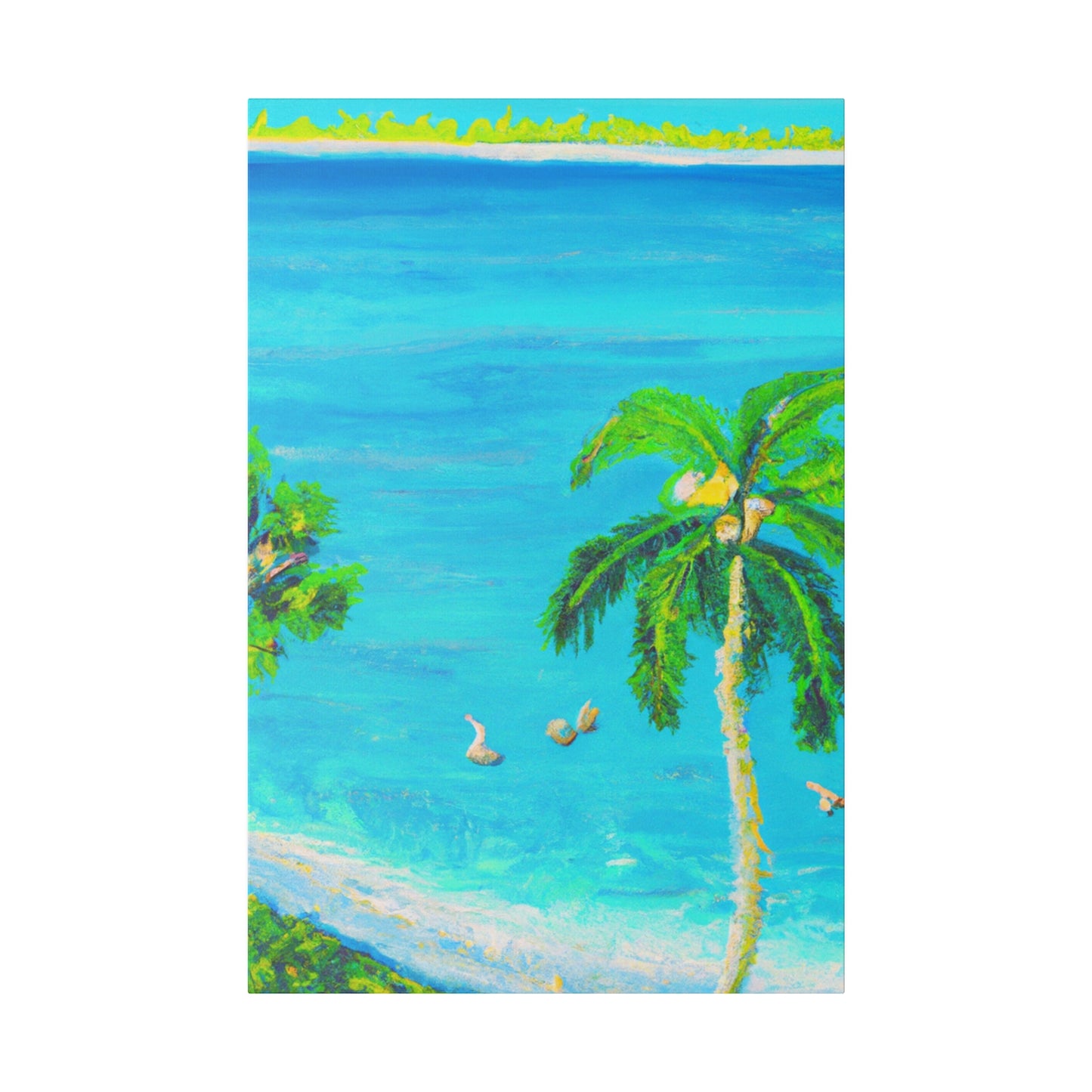 3749J - Bahamas Ocean Painting Print | Bahamas | Ocean | Beach | Poster | Home Decor | Wall Art | Canvas