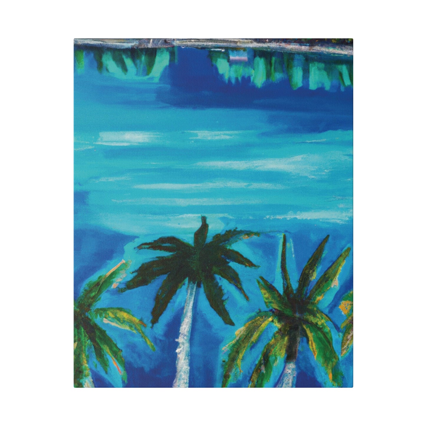 6741K - Bahamas Ocean Painting Print | Bahamas | Ocean | Beach | Poster | Home Decor | Wall Art | Canvas