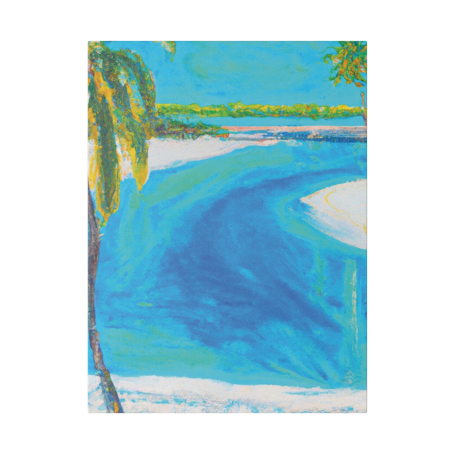 9106H - Bahamas Ocean Painting Print | Bahamas | Ocean | Beach | Poster | Home Decor | Wall Art | Canvas