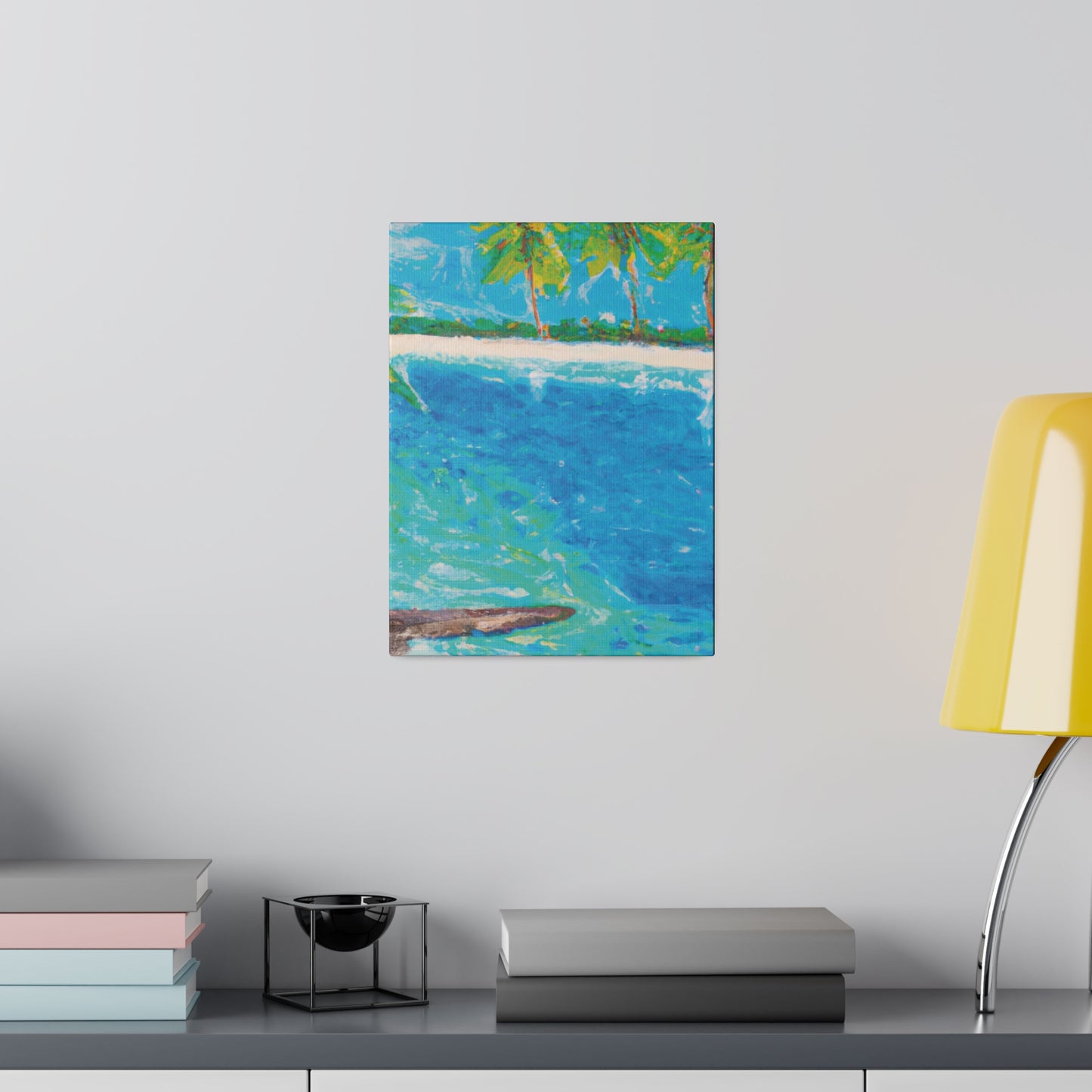 5065C - Bahamas Ocean Painting Print | Bahamas | Ocean | Beach | Poster | Home Decor | Wall Art | Canvas