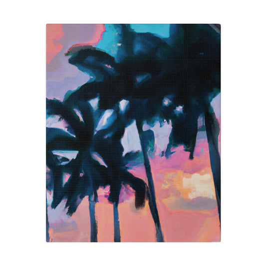 7234X - Miami Beach Sunset Painting Print | Miami | Beach | Sunset | Poster | Home Decor | Wall Art | Canvas