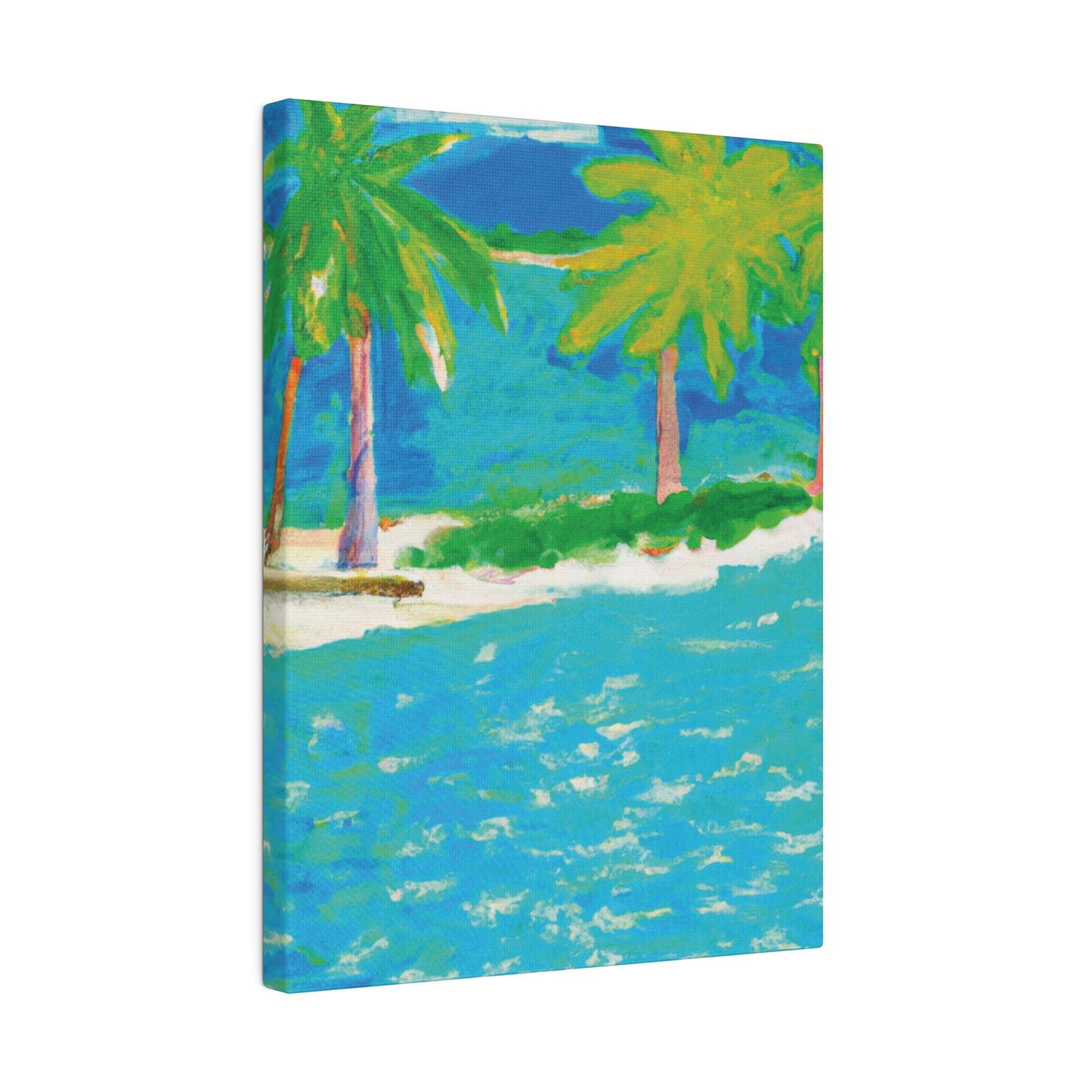 3271K - Bahamas Ocean Painting Print | Bahamas | Ocean | Beach | Poster | Home Decor | Wall Art | Canvas