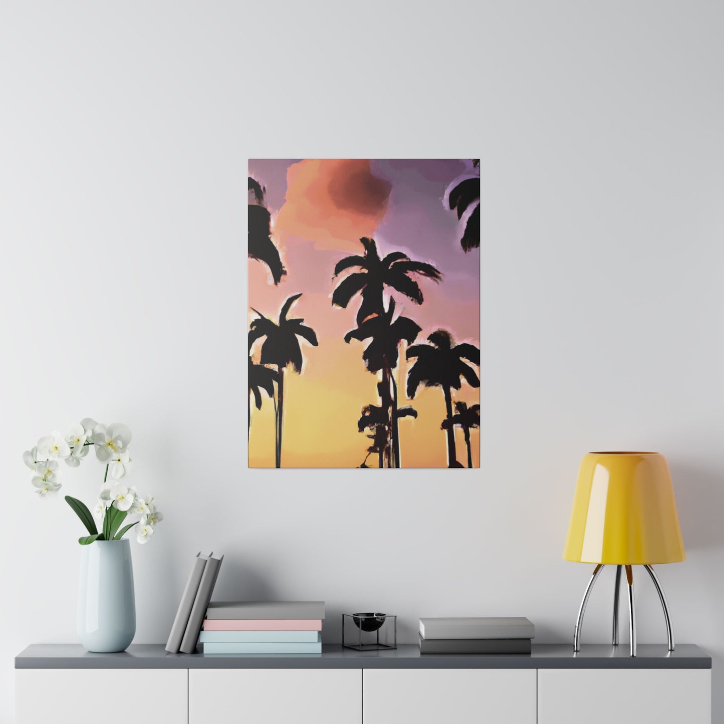 7792Z - Miami Beach Sunset Painting Print | Miami | Beach | Sunset | Poster | Home Decor | Wall Art | Canvas