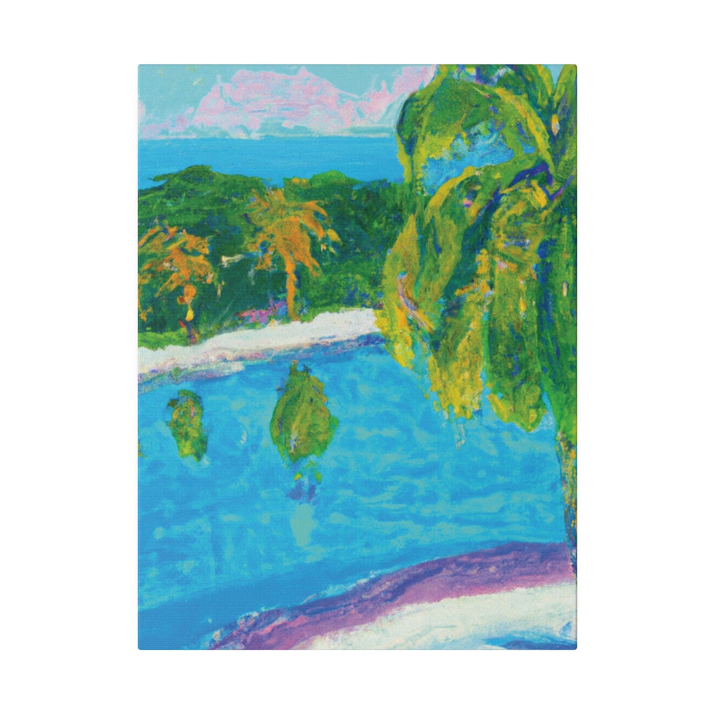 3281F - Bahamas Ocean Painting Print | Bahamas | Ocean | Beach | Poster | Home Decor | Wall Art | Canvas