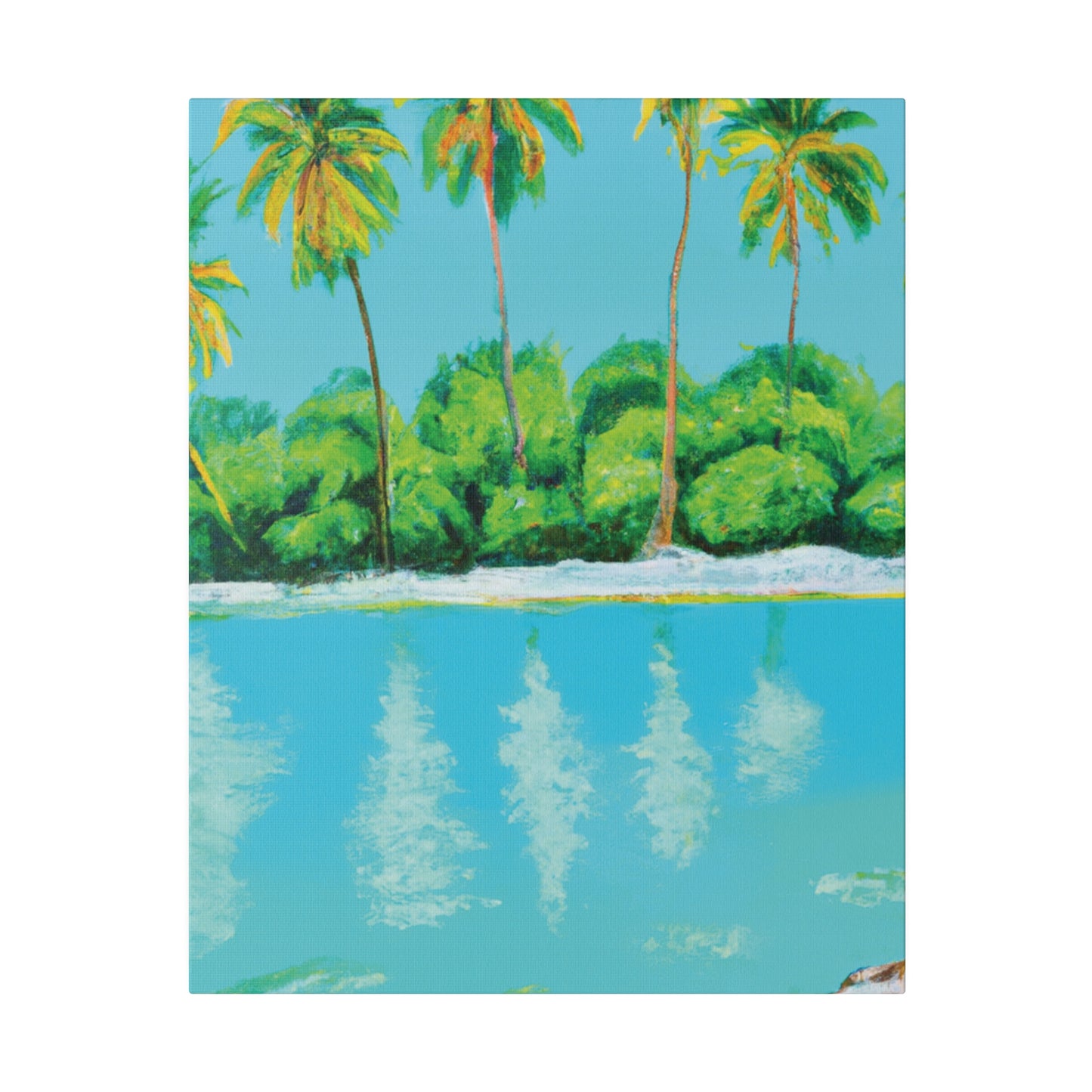 7552U - Bahamas Ocean Painting Print | Bahamas | Ocean | Beach | Poster | Home Decor | Wall Art | Canvas