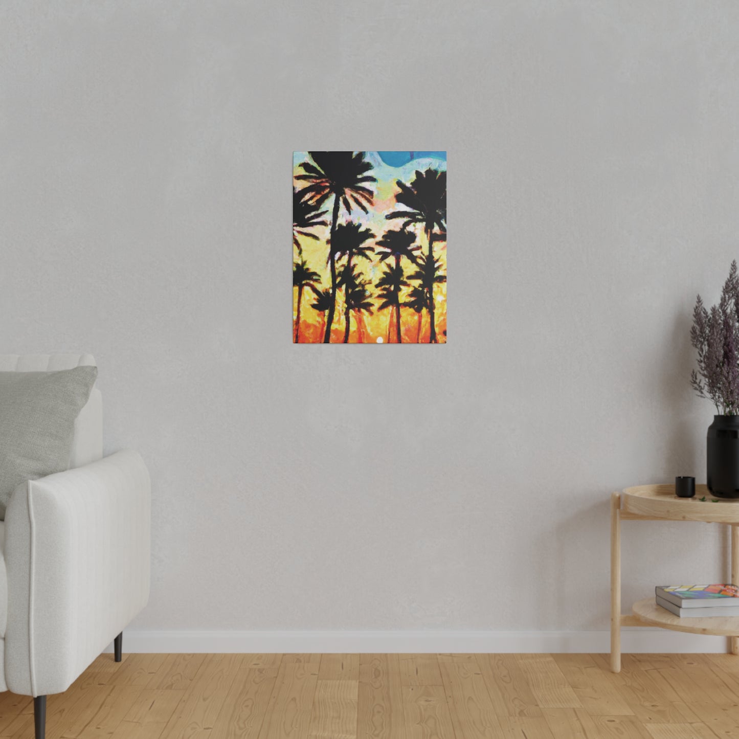 4555V - Miami Beach Sunset Painting Print | Miami | Beach | Sunset | Poster | Home Decor | Wall Art | Canvas