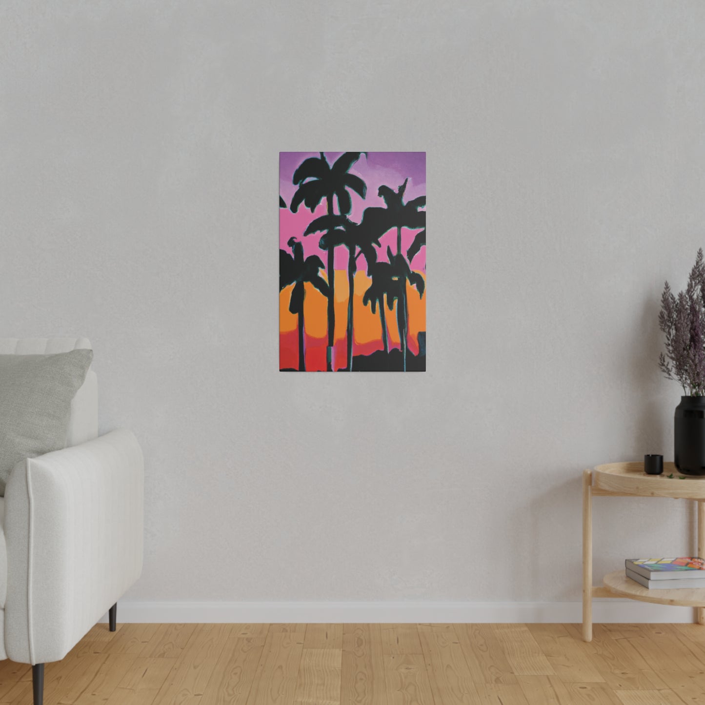 5108P - Miami Beach Sunset Painting Print | Miami | Beach | Sunset | Poster | Home Decor | Wall Art | Canvas