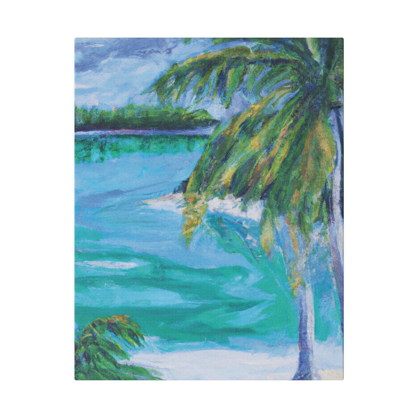 8721Q - Bahamas Ocean Painting Print | Bahamas | Ocean | Beach | Poster | Home Decor | Wall Art | Canvas