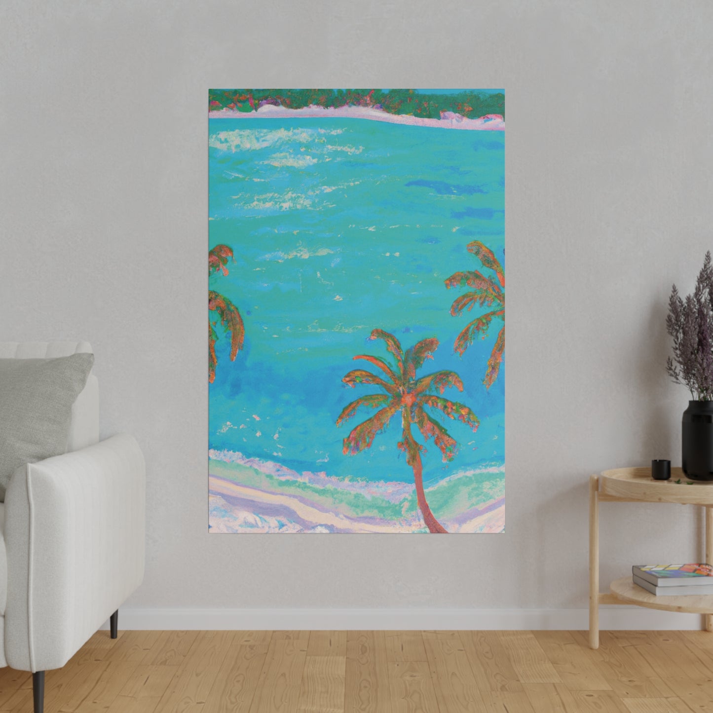 4532X - Bahamas Ocean Painting Print | Bahamas | Ocean | Beach | Poster | Home Decor | Wall Art | Canvas