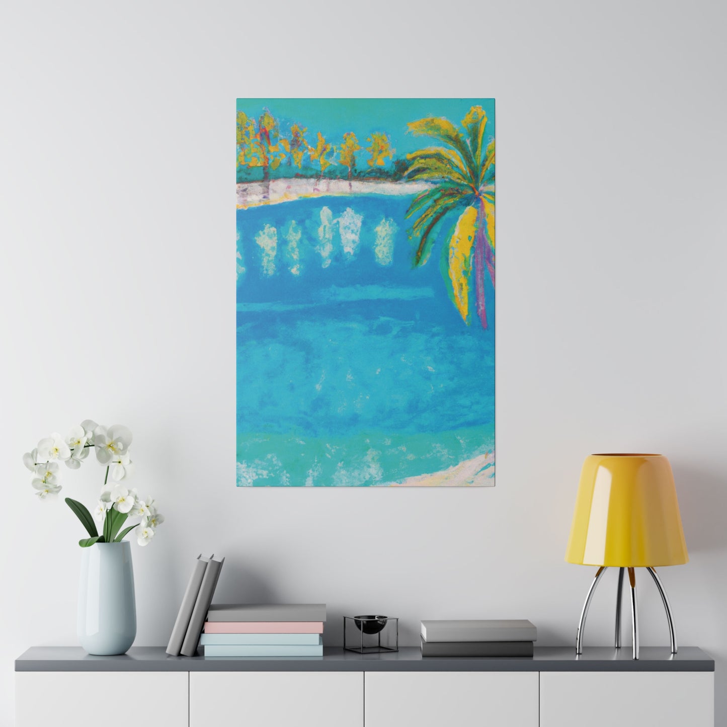 2193F - Bahamas Ocean Painting Print | Bahamas | Ocean | Beach | Poster | Home Decor | Wall Art | Canvas