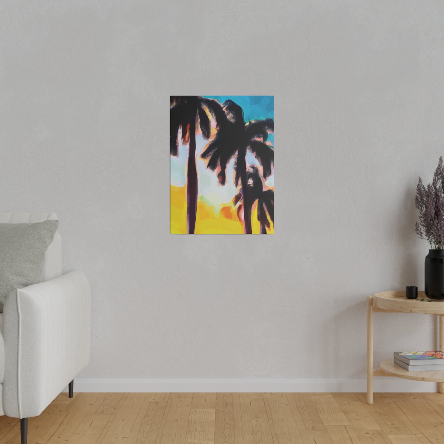 5485W - Miami Beach Sunset Painting Print | Miami | Beach | Sunset | Poster | Home Decor | Wall Art | Canvas