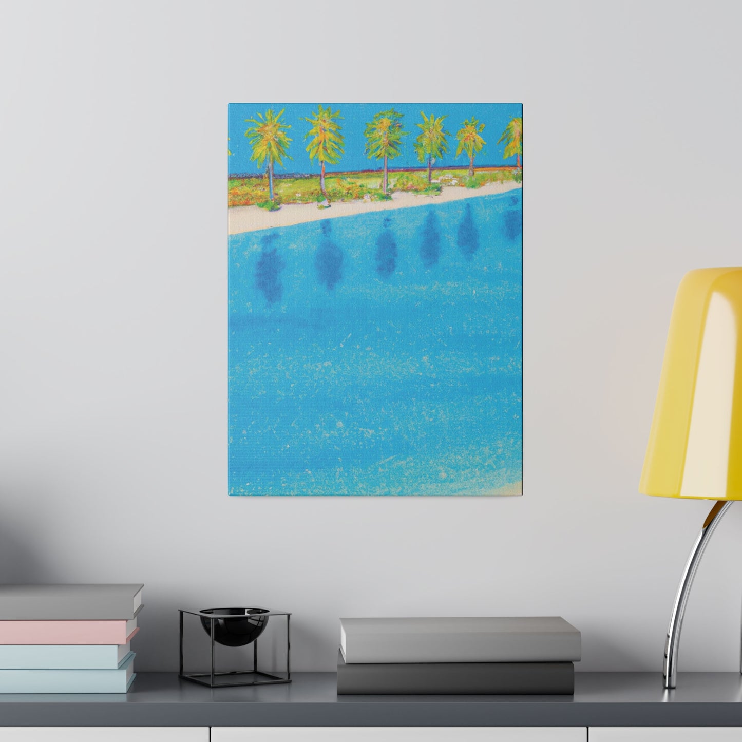 3877G - Bahamas Ocean Painting Print | Bahamas | Ocean | Beach | Poster | Home Decor | Wall Art | Canvas