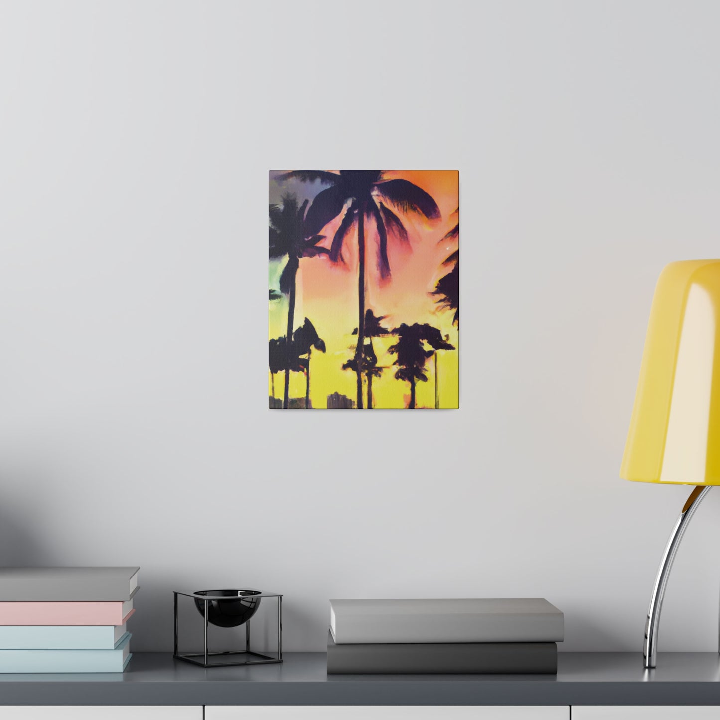 5608P - Miami Beach Sunset Painting Print | Miami | Beach | Sunset | Poster | Home Decor | Wall Art | Canvas