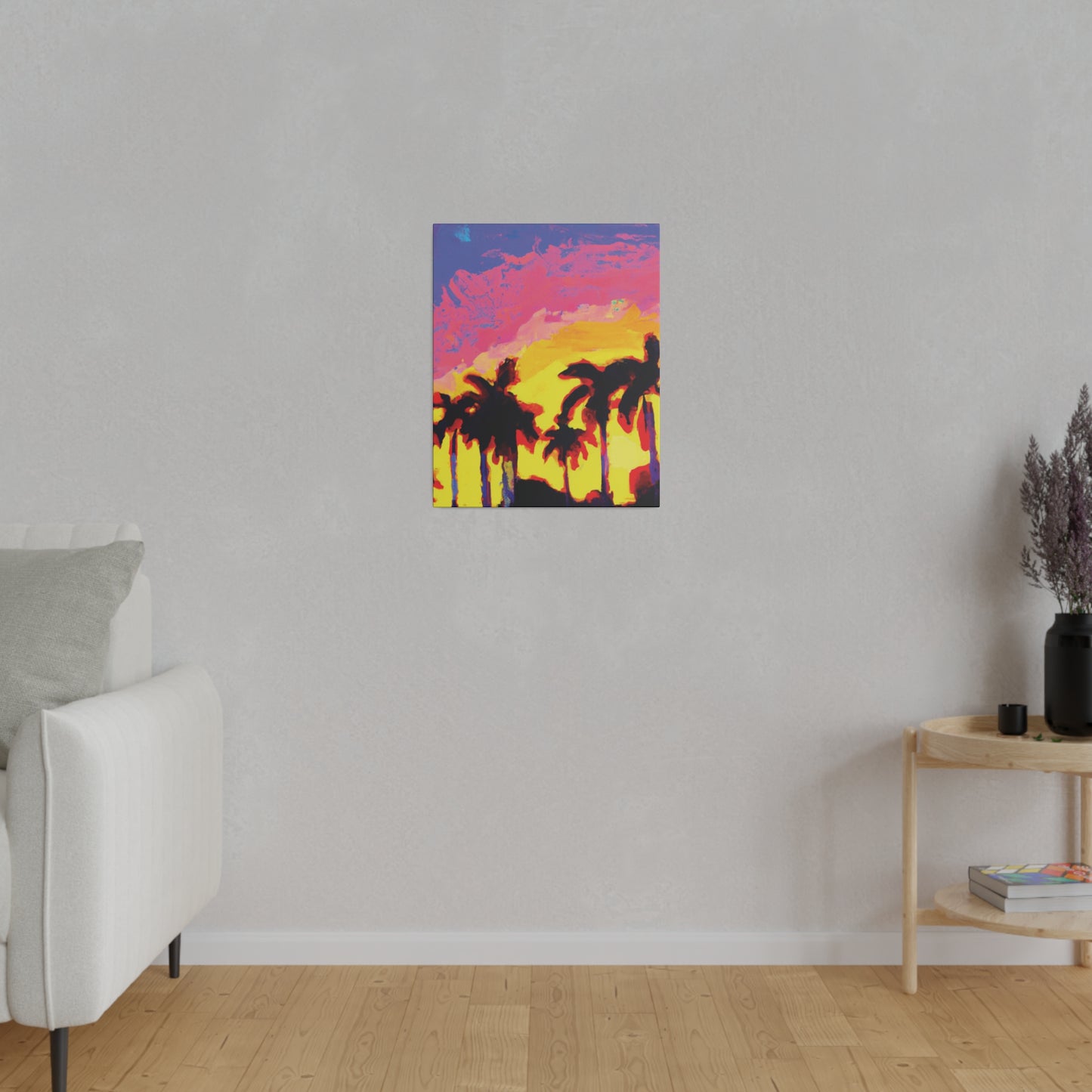 9284G - Miami Beach Sunset Painting Print | Miami | Beach | Sunset | Poster | Home Decor | Wall Art | Canvas