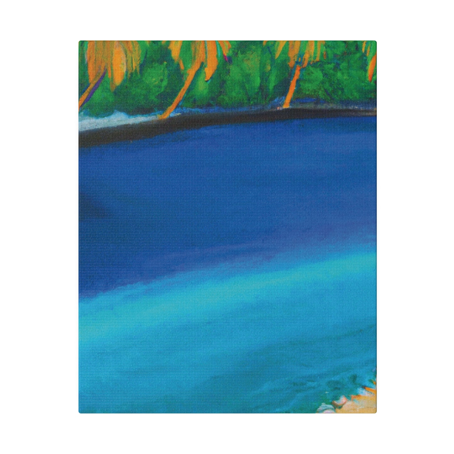 4195T - Bahamas Ocean Painting Print | Bahamas | Ocean | Beach | Poster | Home Decor | Wall Art | Canvas